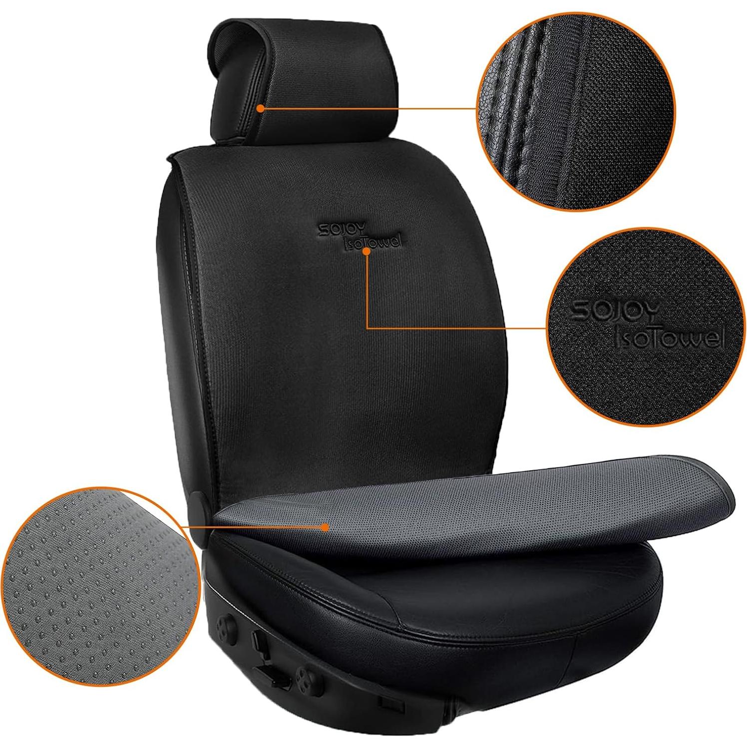 Funda de Asiento de Coche Sojoy Delantero Microfibra Antideslizante