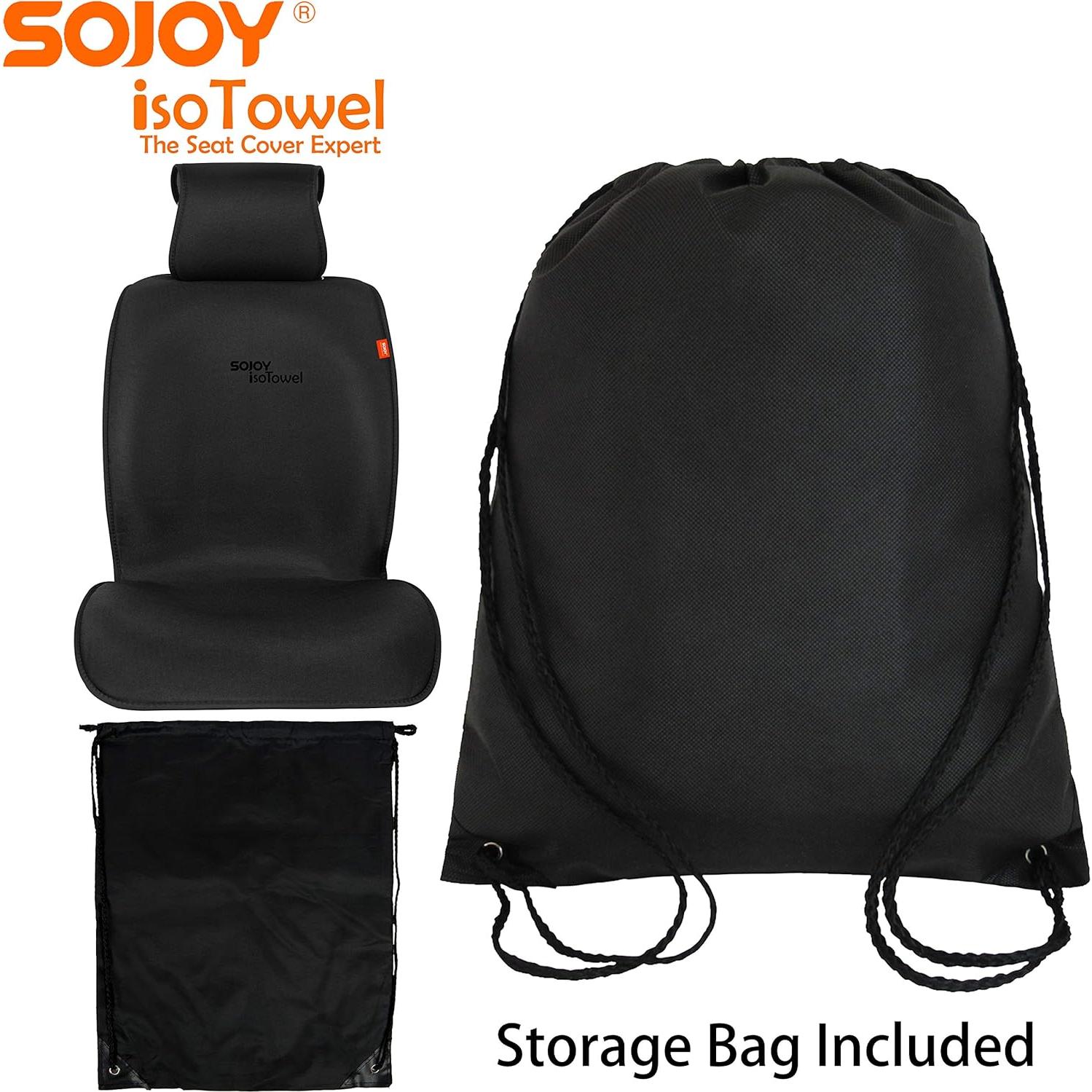 Funda de Asiento de Coche Sojoy Delantero Microfibra Antideslizante