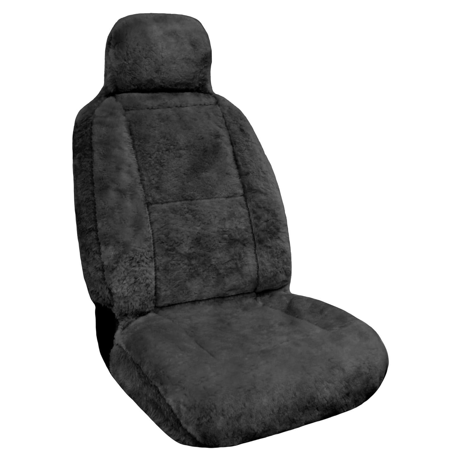 Cubierta de Asiento de Coche Eurow de Piel de Oveja Merino 142x58cm