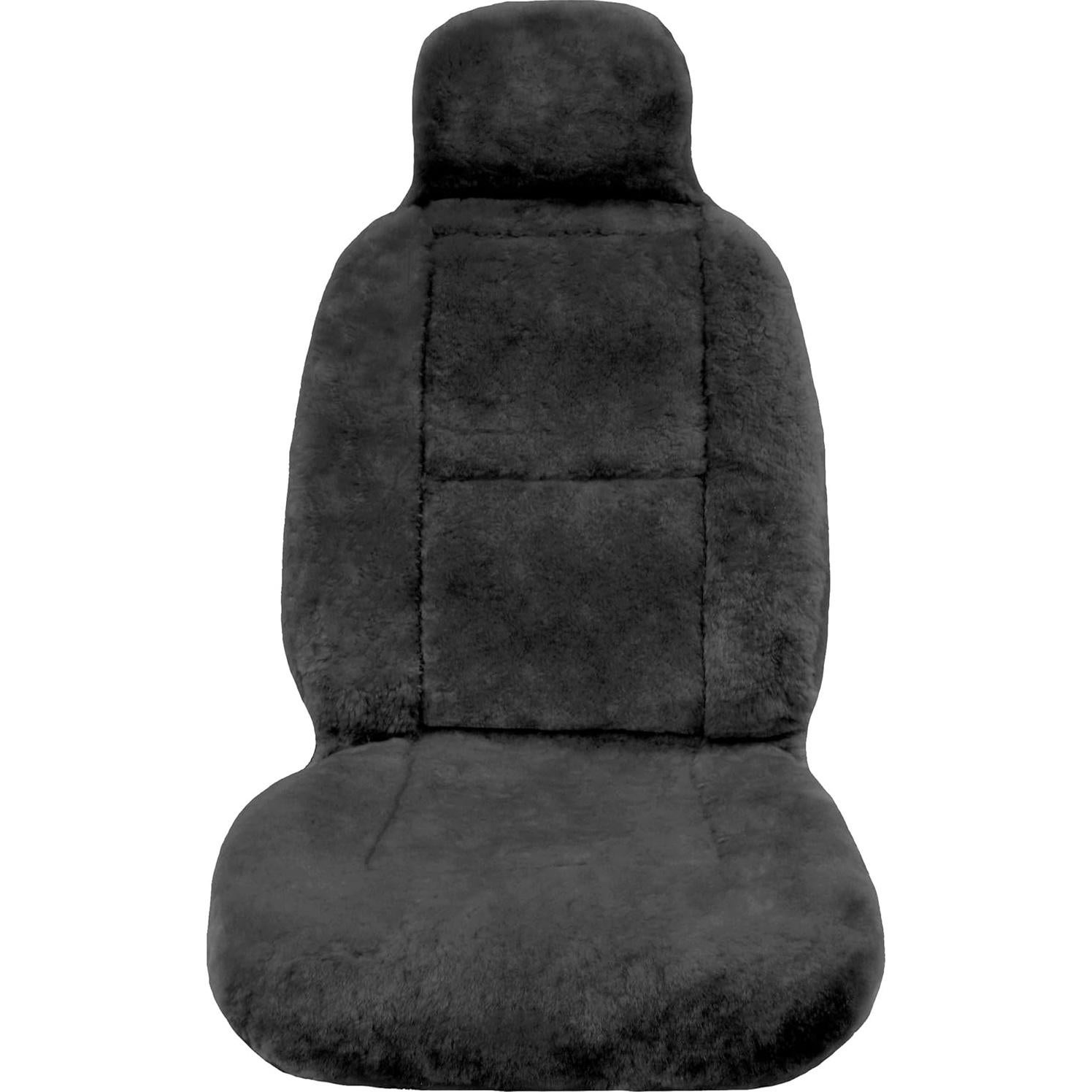 Cubierta de Asiento de Coche Eurow de Piel de Oveja Merino 142x58cm