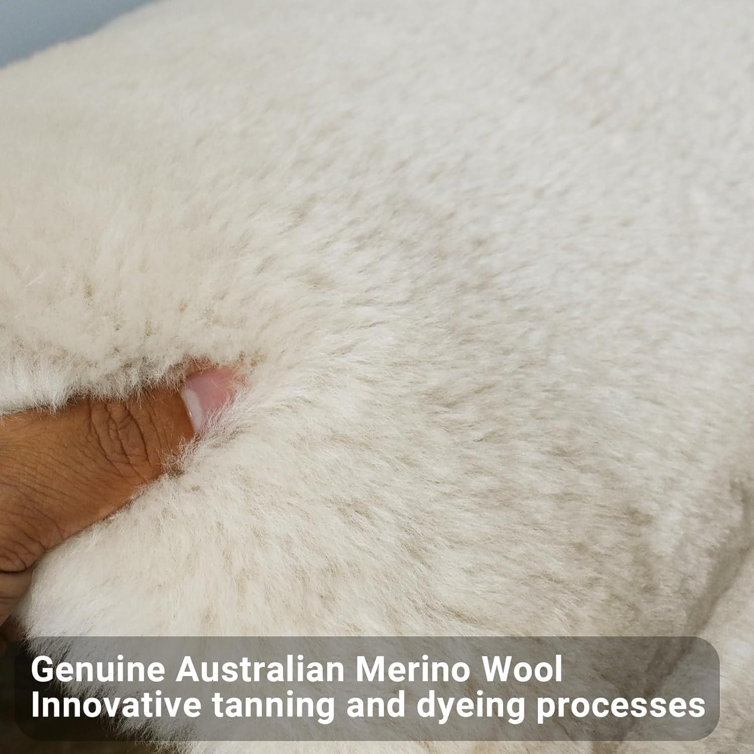 Cubierta de Asiento Aegis de Piel de Oveja Merino Miel Claro