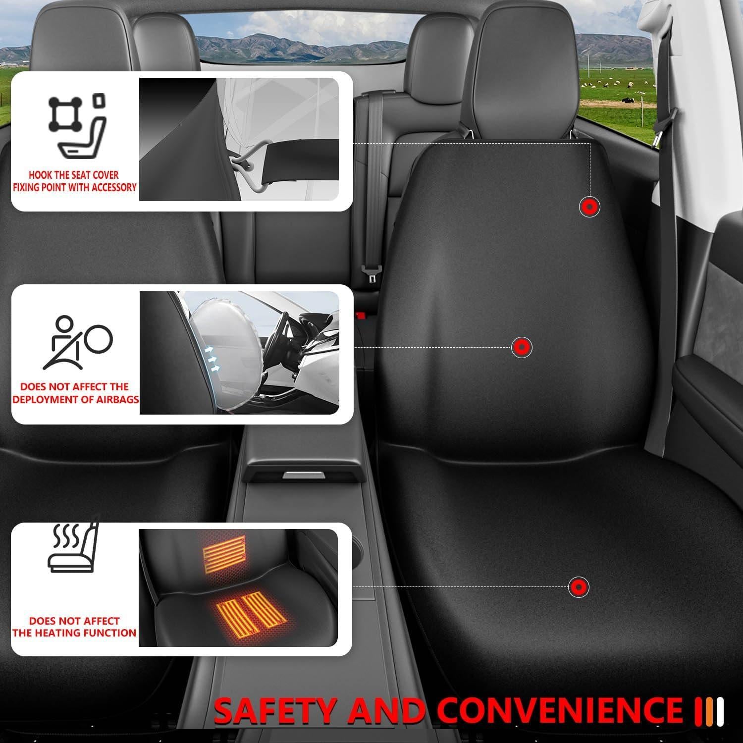 Cubiertas de Asiento Neopreno PTYYDS para SUV y Pickup - 2 Pcs