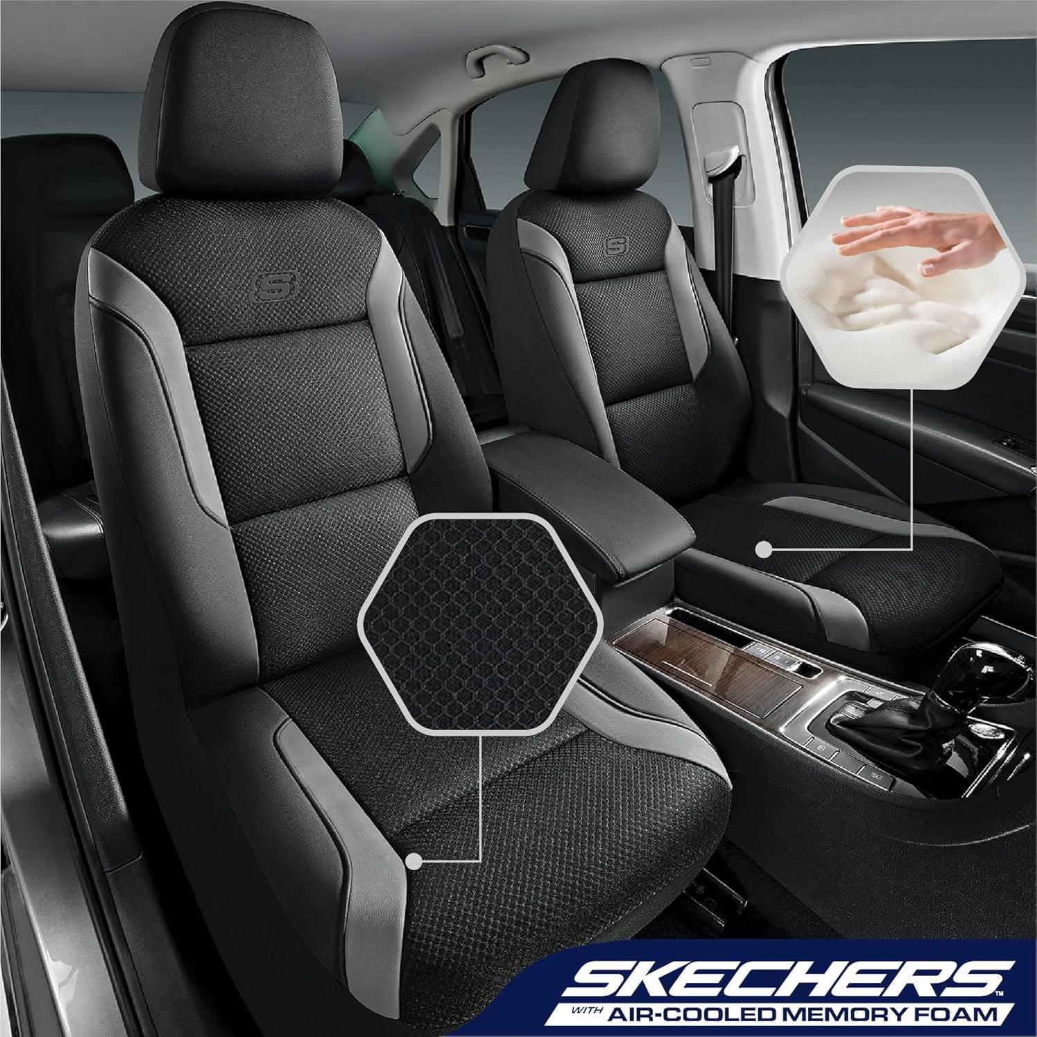 Cubiertas de Asiento de Coche Skechers con Espuma de Memoria