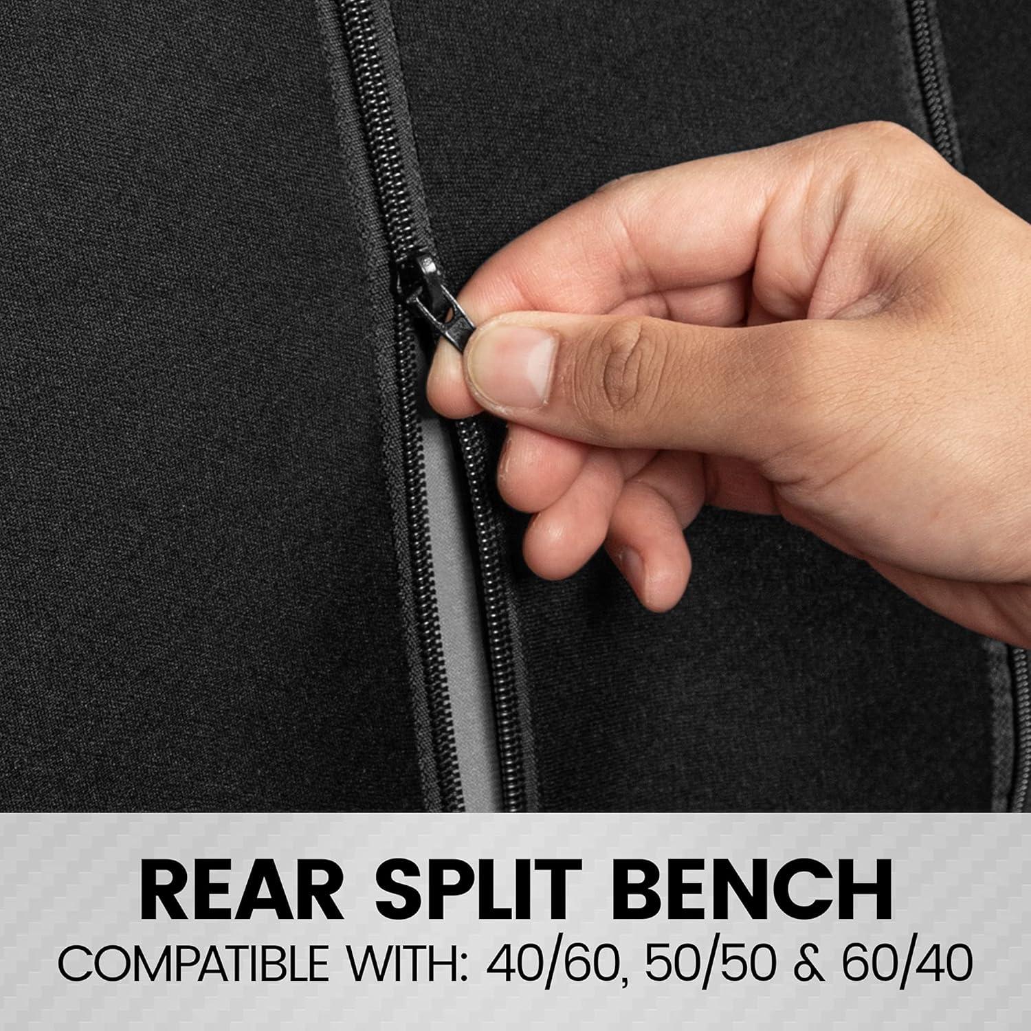 Cubiertas de Asiento BDK UltraSleek Grises Ajuste Universal