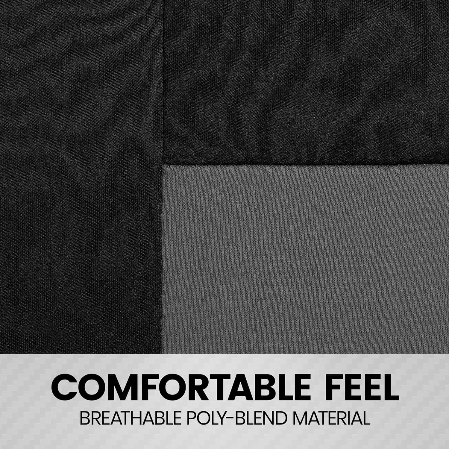 Cubiertas de Asiento de Coche BDK OS-312 Universal Gris Carbón