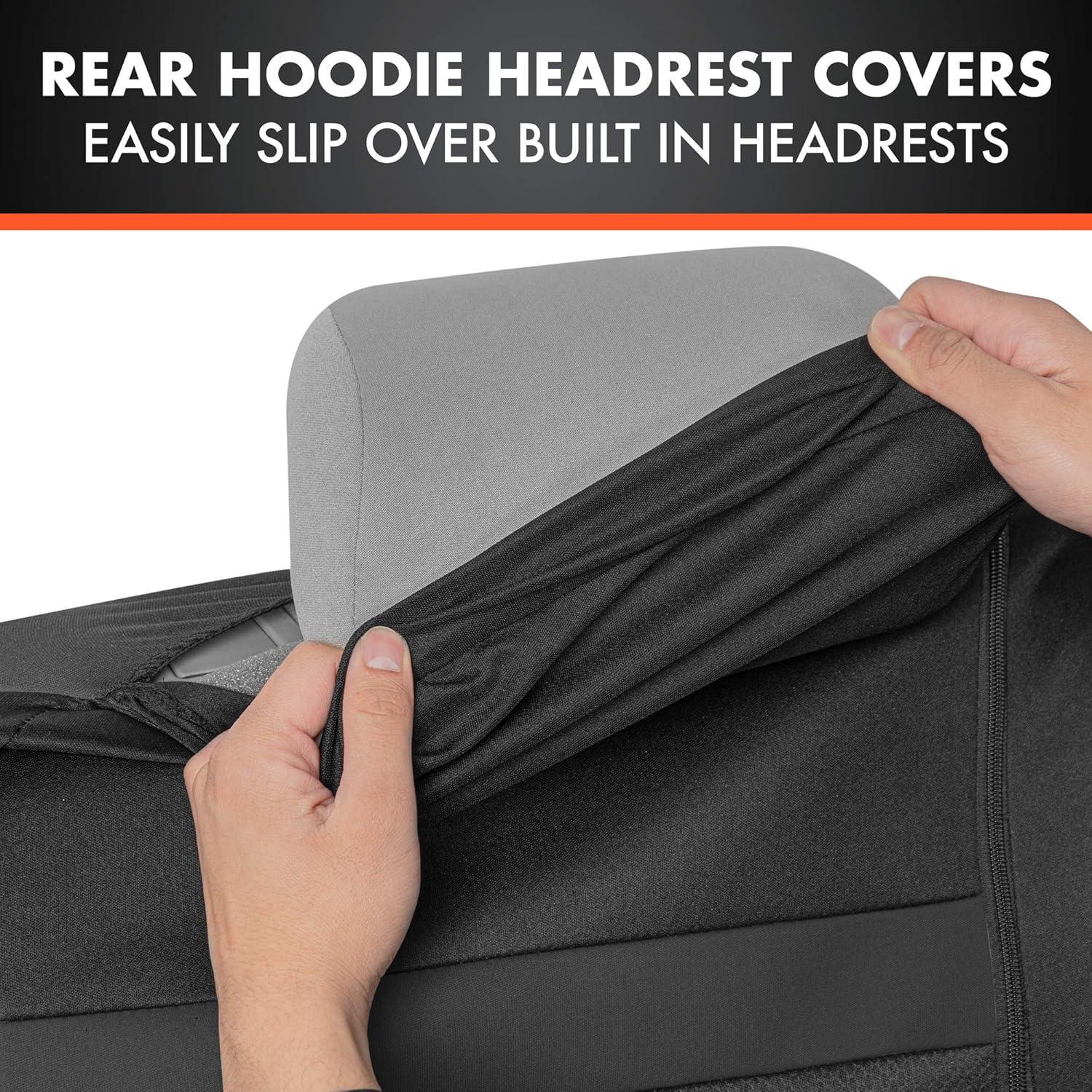 Cubiertas de Asiento BDK FreshMesh Juego Completo Carbón