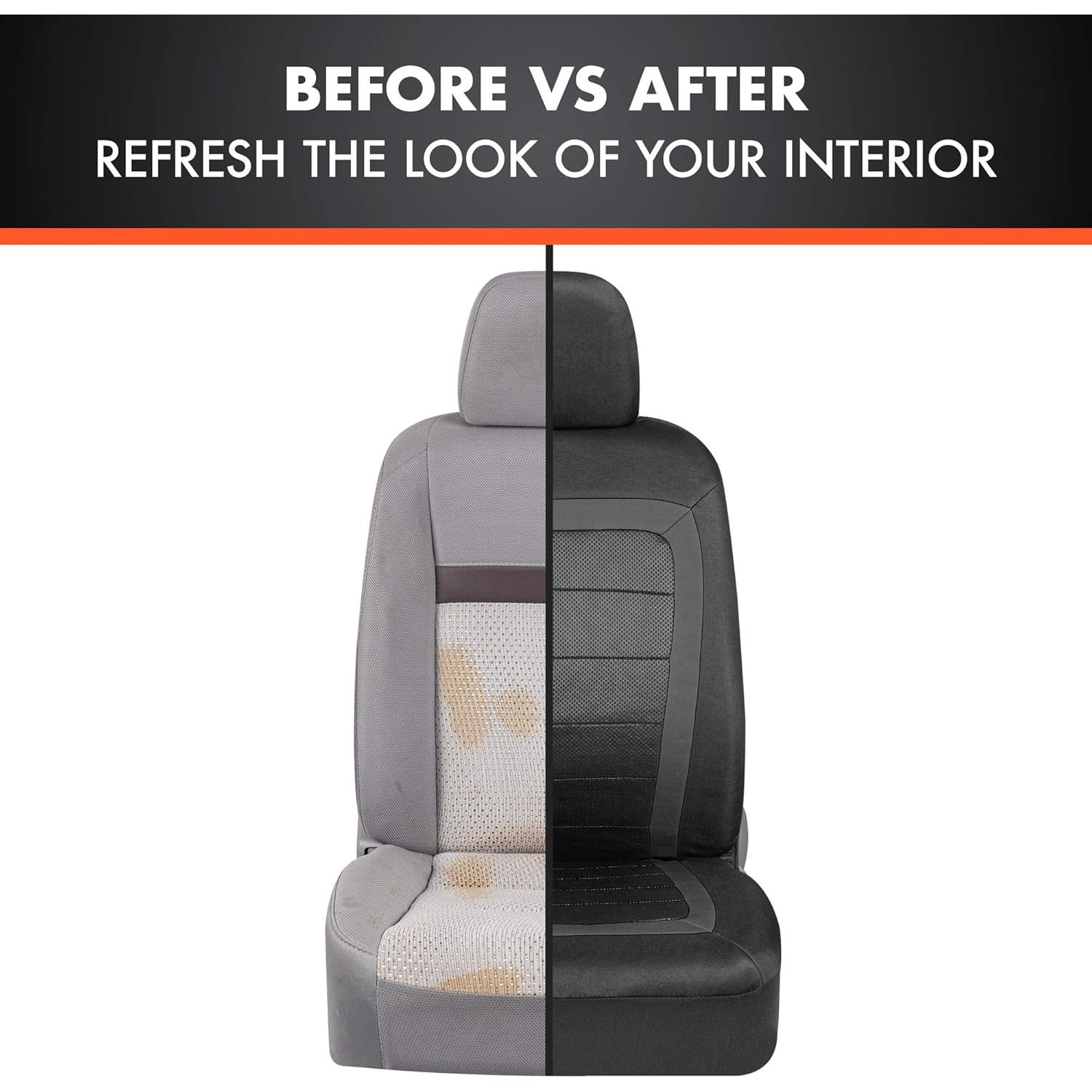 Cubiertas de Asiento BDK FreshMesh Juego Completo Carbón