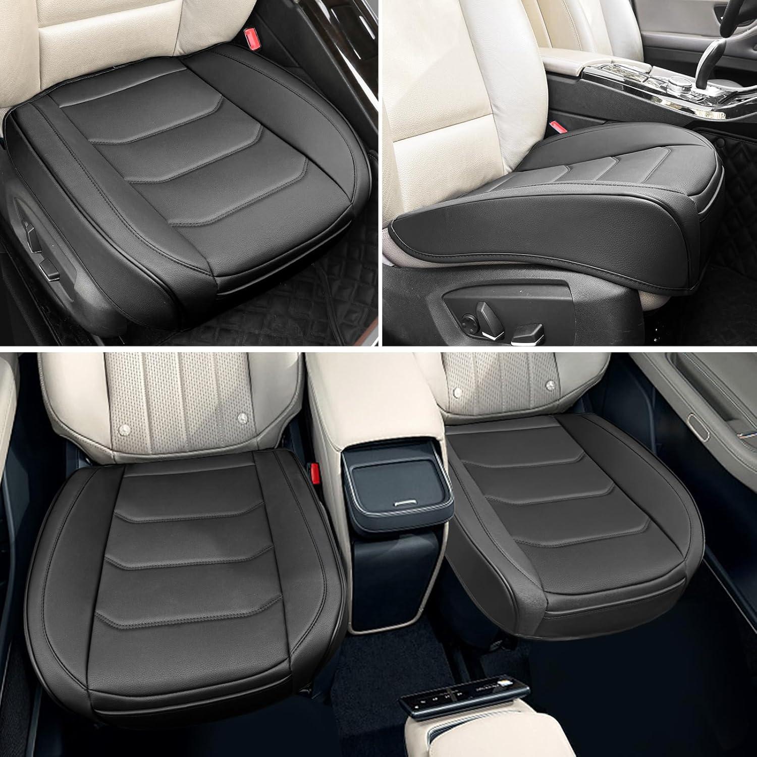 Funda de Asiento de Coche BOPUOVRE Negra Ajuste Universal