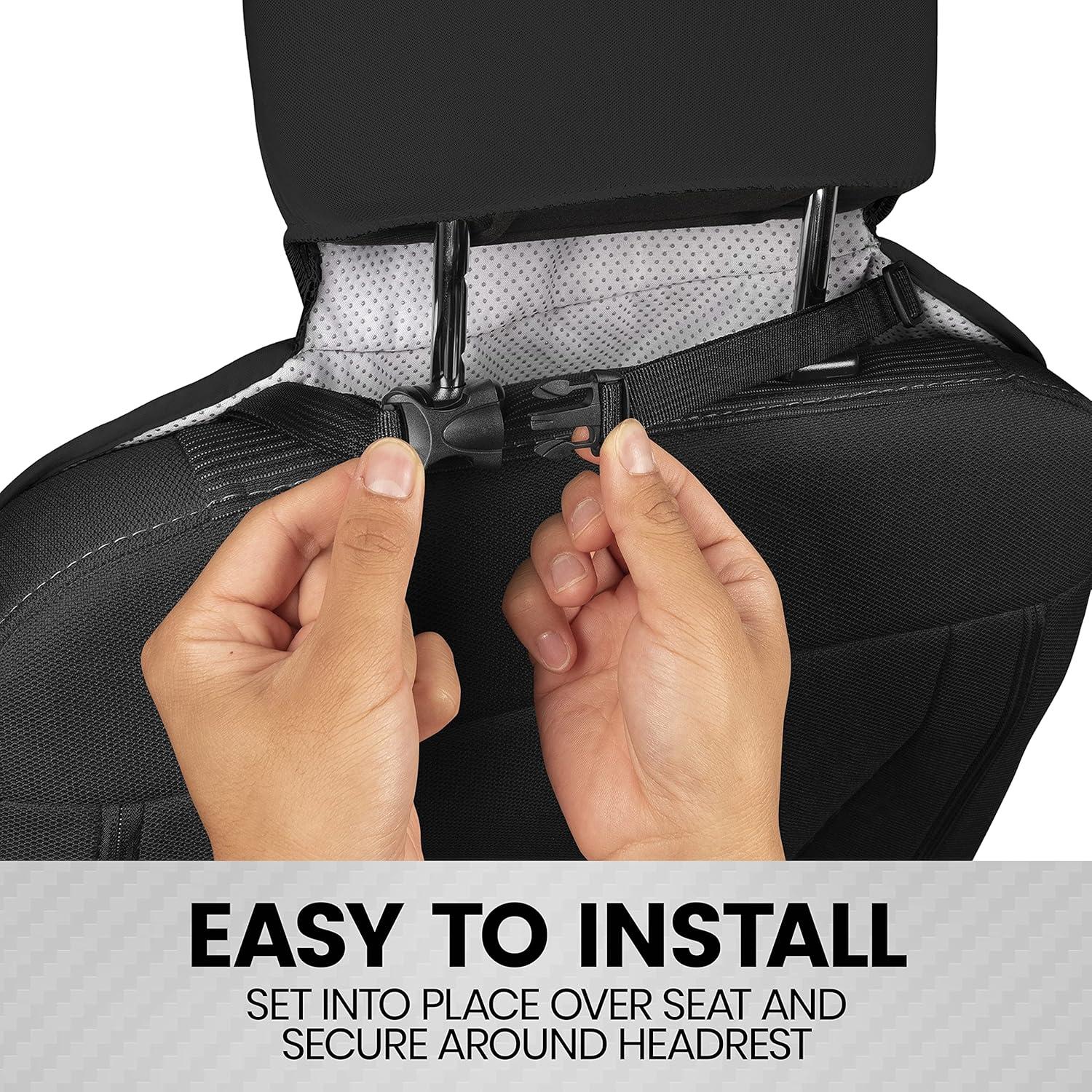 Cubierta de Asiento de Coche BDK UltraFit 2 Piezas Impermeable