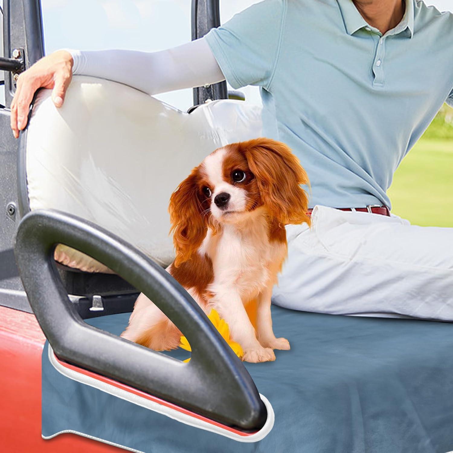 Fundas de Asiento para Carro de Golf YOKYHOM Microfibra Gris 130x79cm