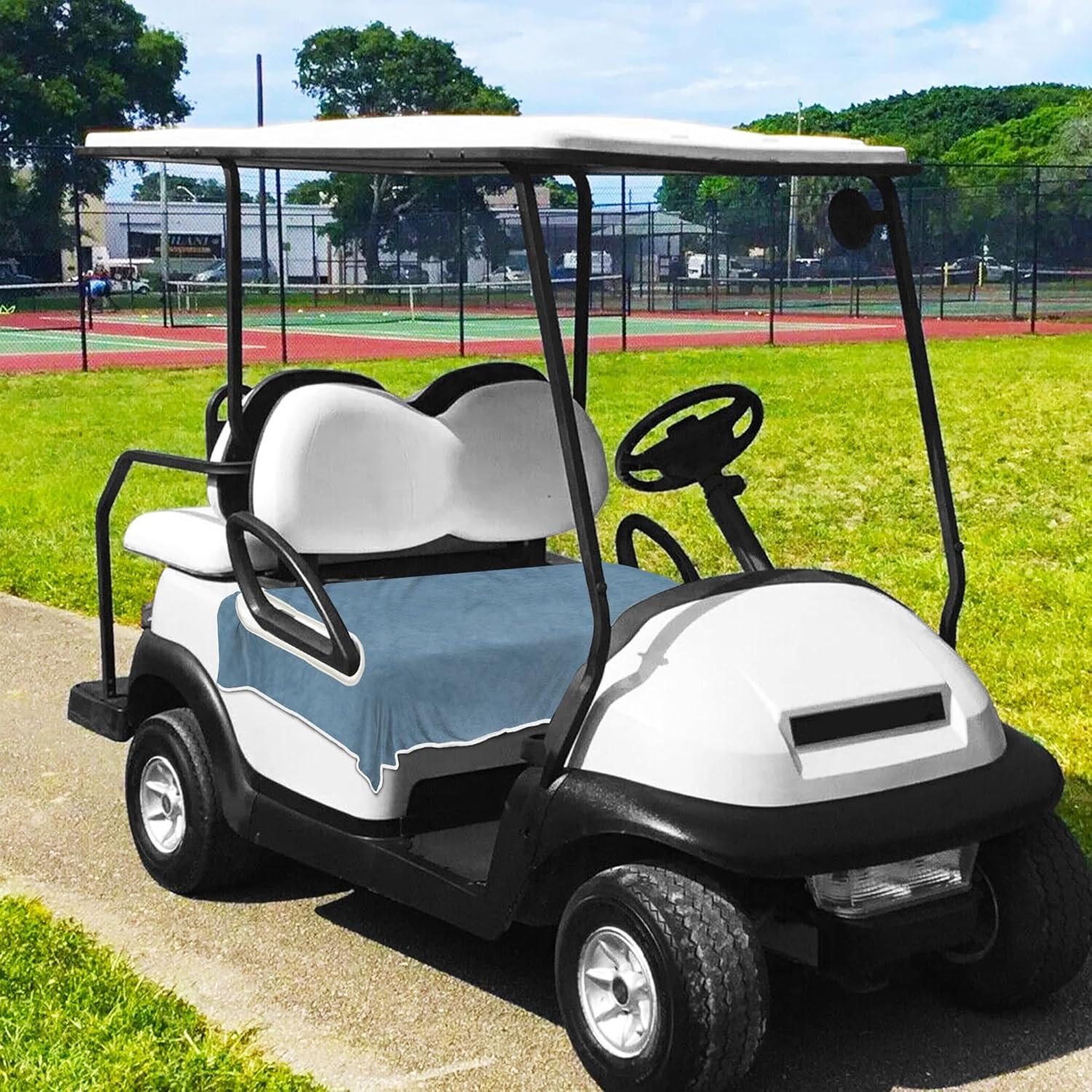 Fundas de Asiento para Carro de Golf YOKYHOM Microfibra Gris 130x79cm