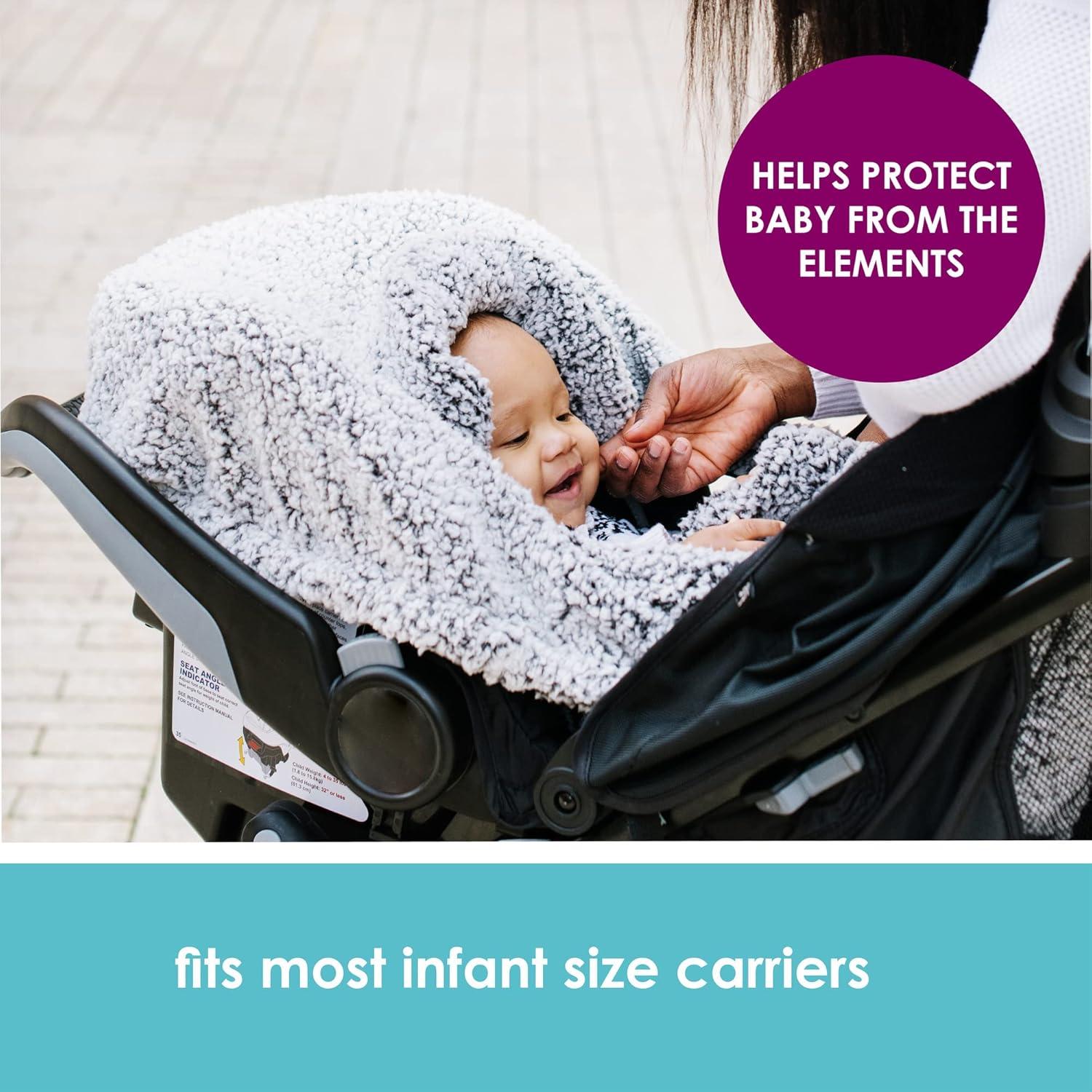 Cubierta de Asiento de Auto para Bebé JJ Cole Invierno - Gris