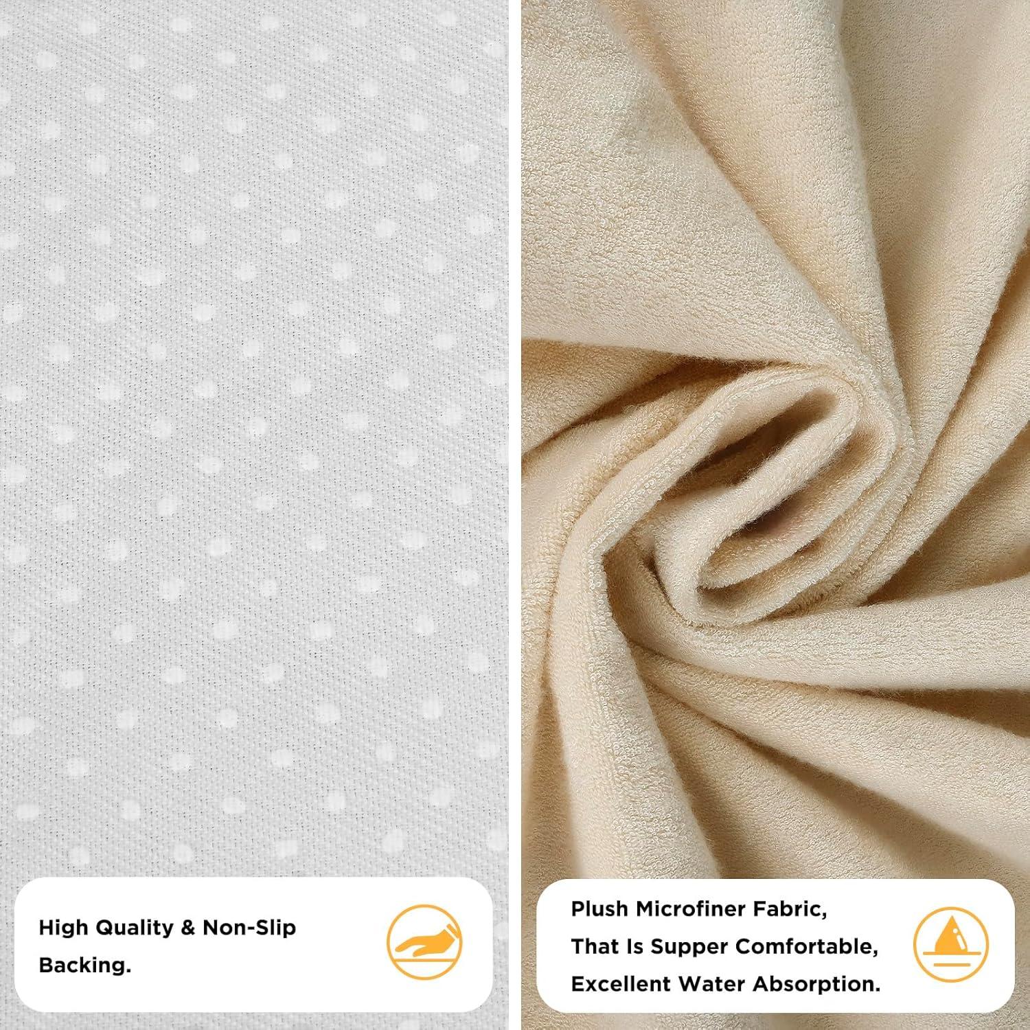 Toalla Cubierta de Asiento Impermeable DREAMANIA 2PCS Beige