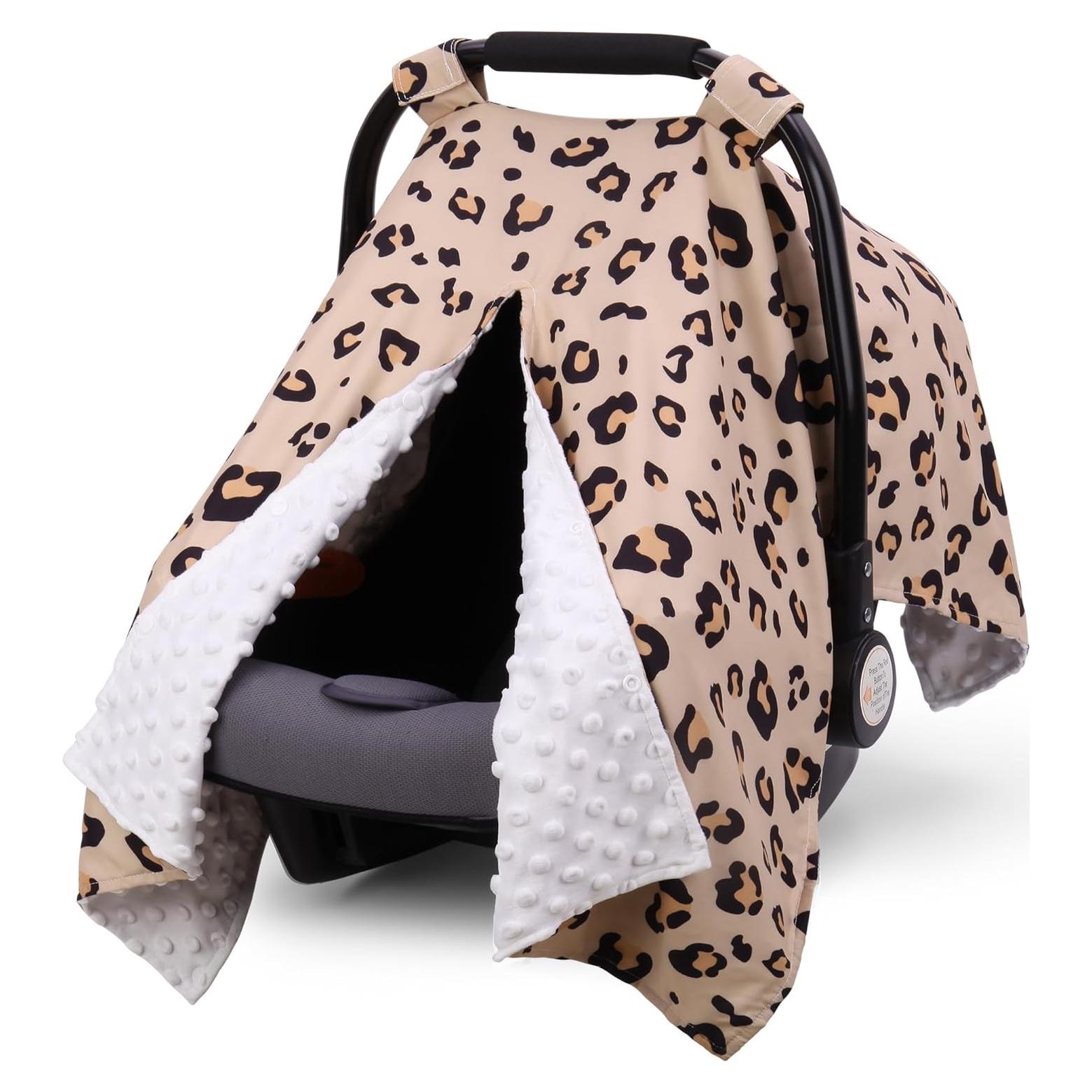 Cubierta de Asiento de Auto Rquite Leopardo para Bebé 104x80cm