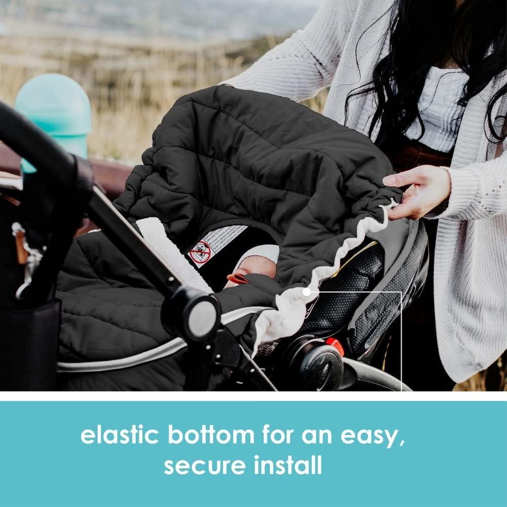 Cubierta de Asiento de Auto para Bebé JJ Cole Invierno - Negro