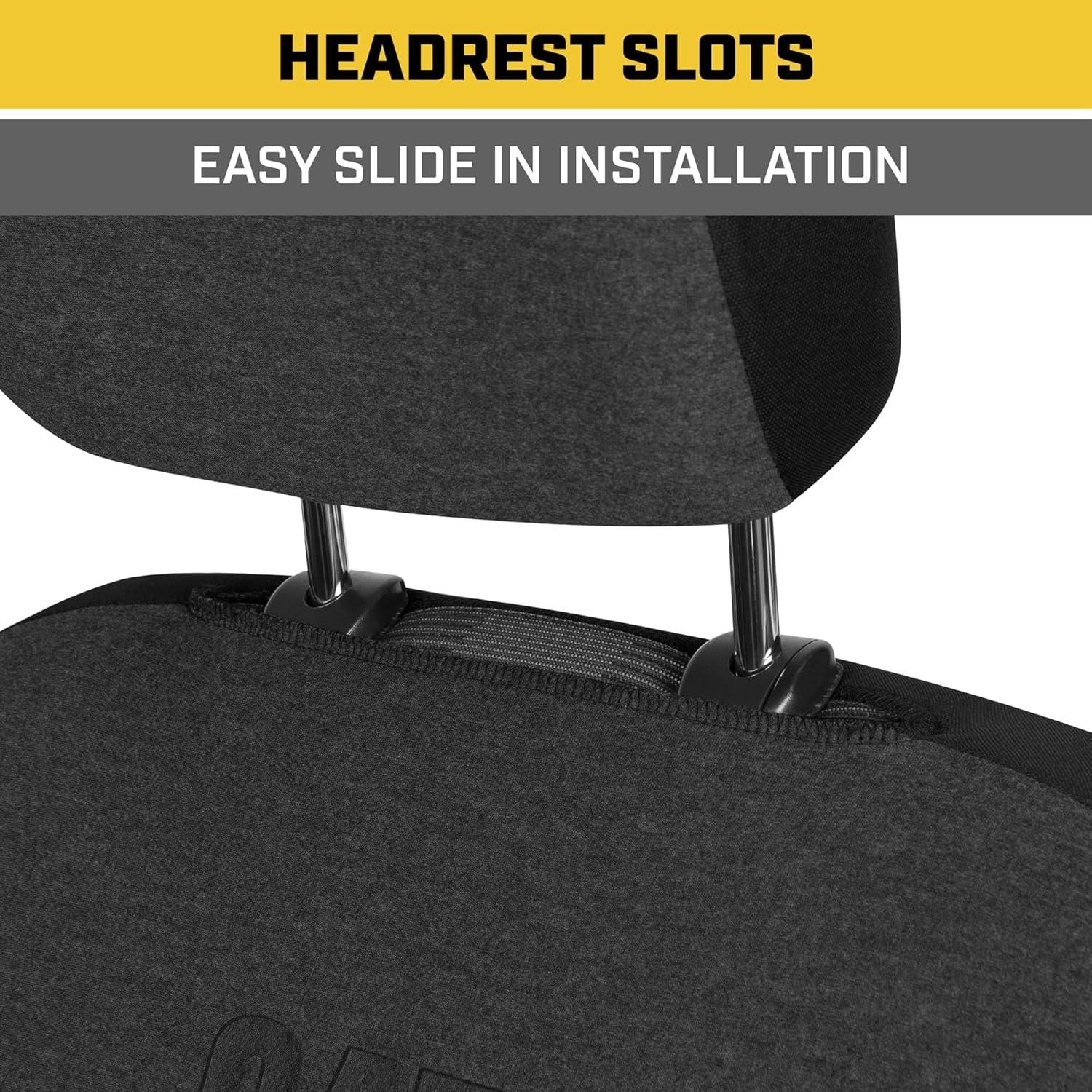 Cubiertas de Asiento para Automóvil Cat Tela Jersey Gris