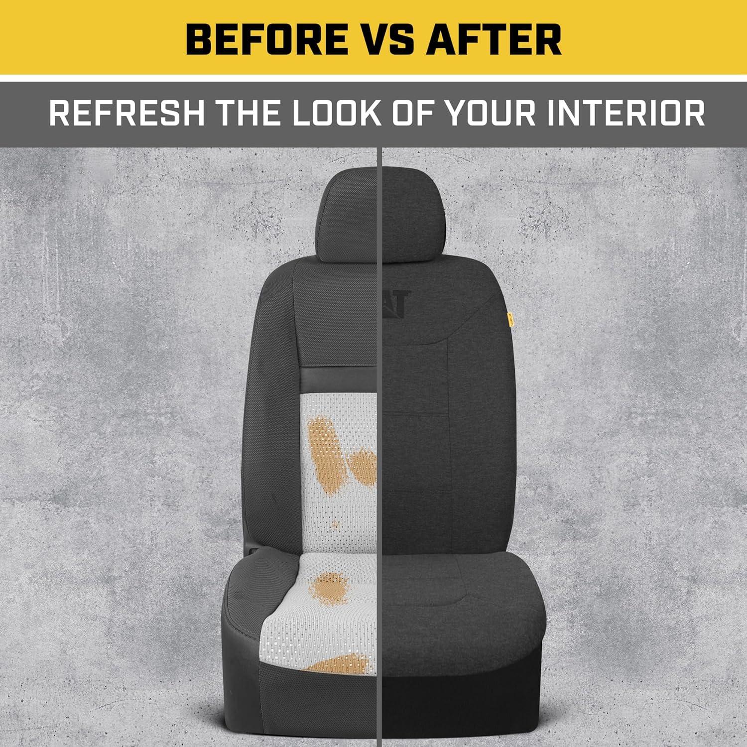 Cubiertas de Asiento para Automóvil Cat Tela Jersey Gris