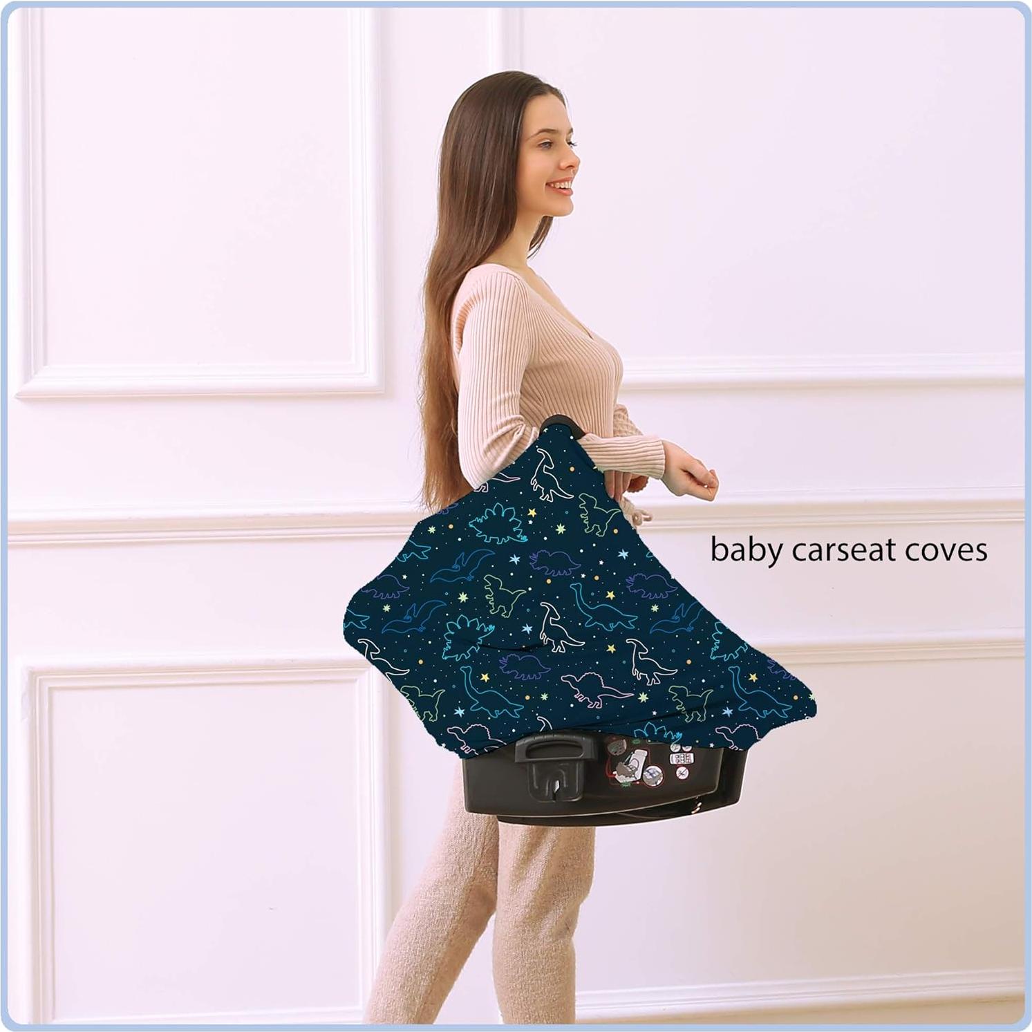 Cubierta Multiuso para Asiento de Coche Canopy - Dinosaurio Azul