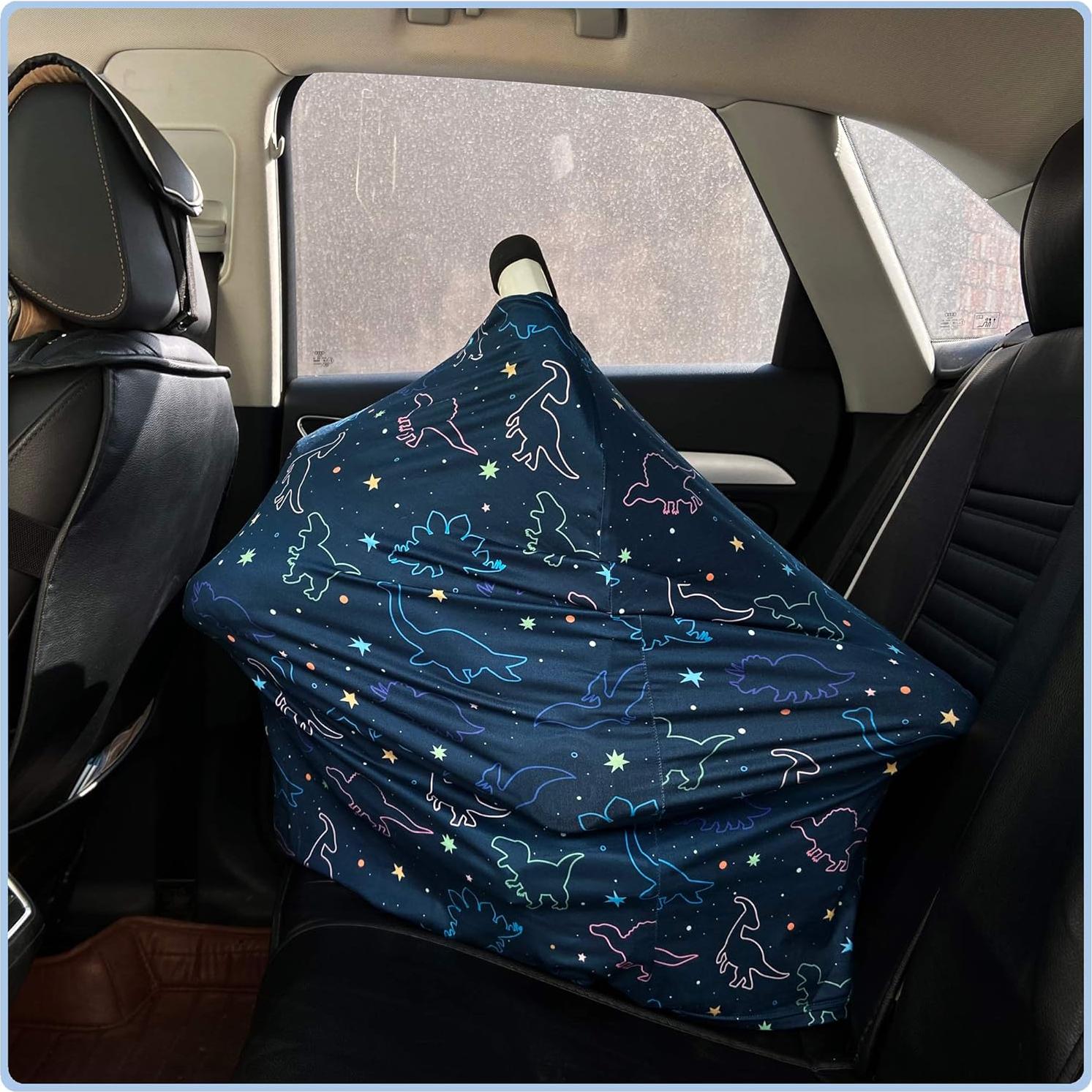 Cubierta Multiuso para Asiento de Coche Canopy - Dinosaurio Azul