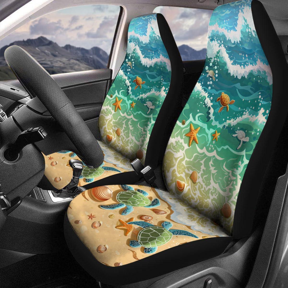 Cubiertas de Asiento Frontal GENANY para Auto SUV y Sedán