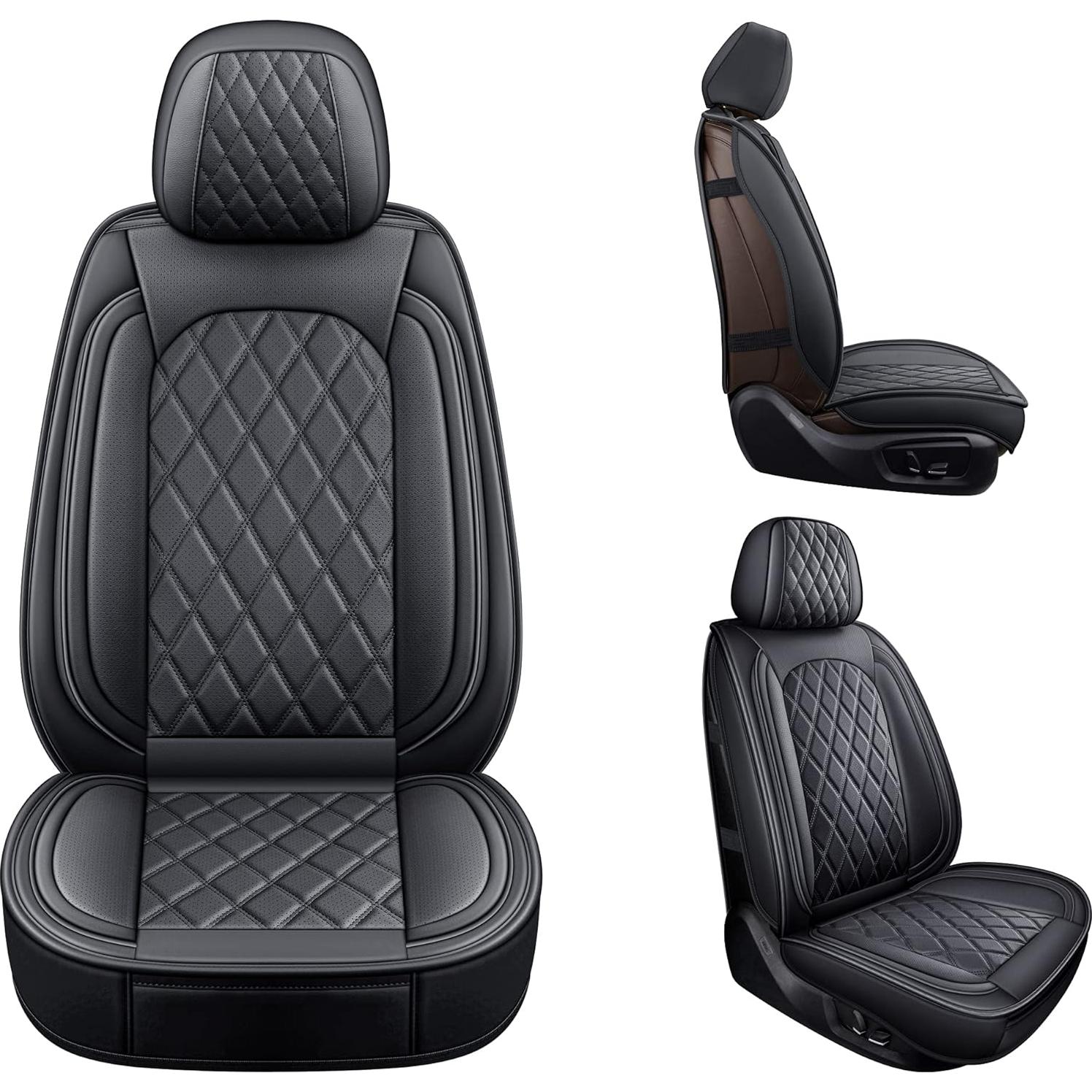 Funda de Asientos MIROZO Juego Completo 5 Piezas Negra Universal