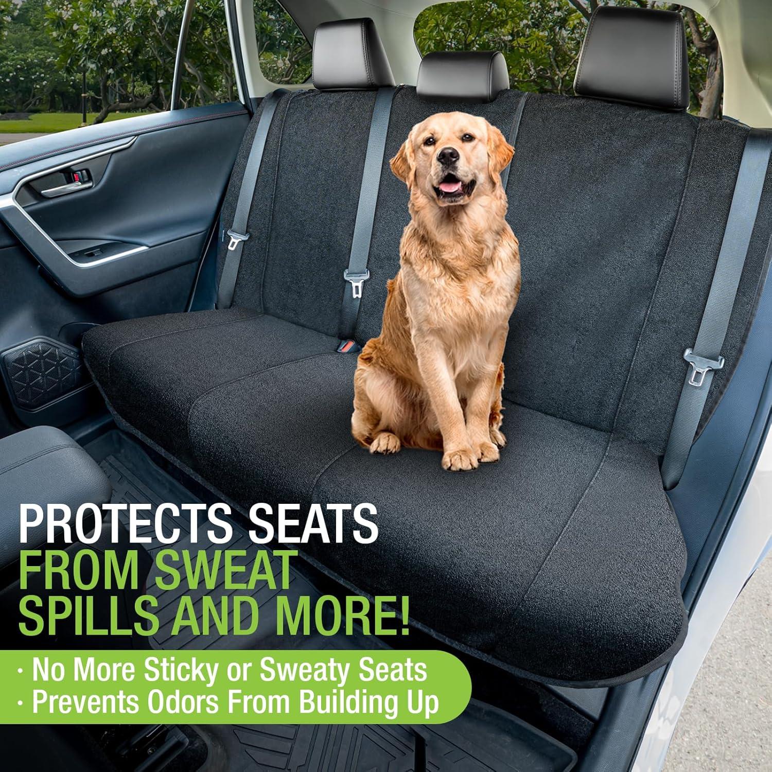 Funda de Toalla para Asiento Trasero Season Guard - Negro