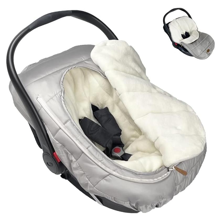 Funda de Asiento de Coche CozyMe con Saco Impermeable 0-12M