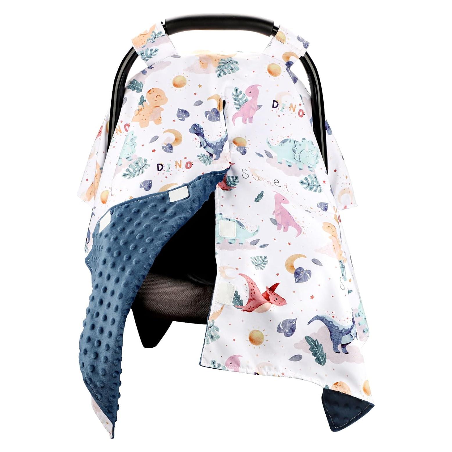 Funda de Asiento de Coche DILIMI para Bebé Dinosaurio Acuarela