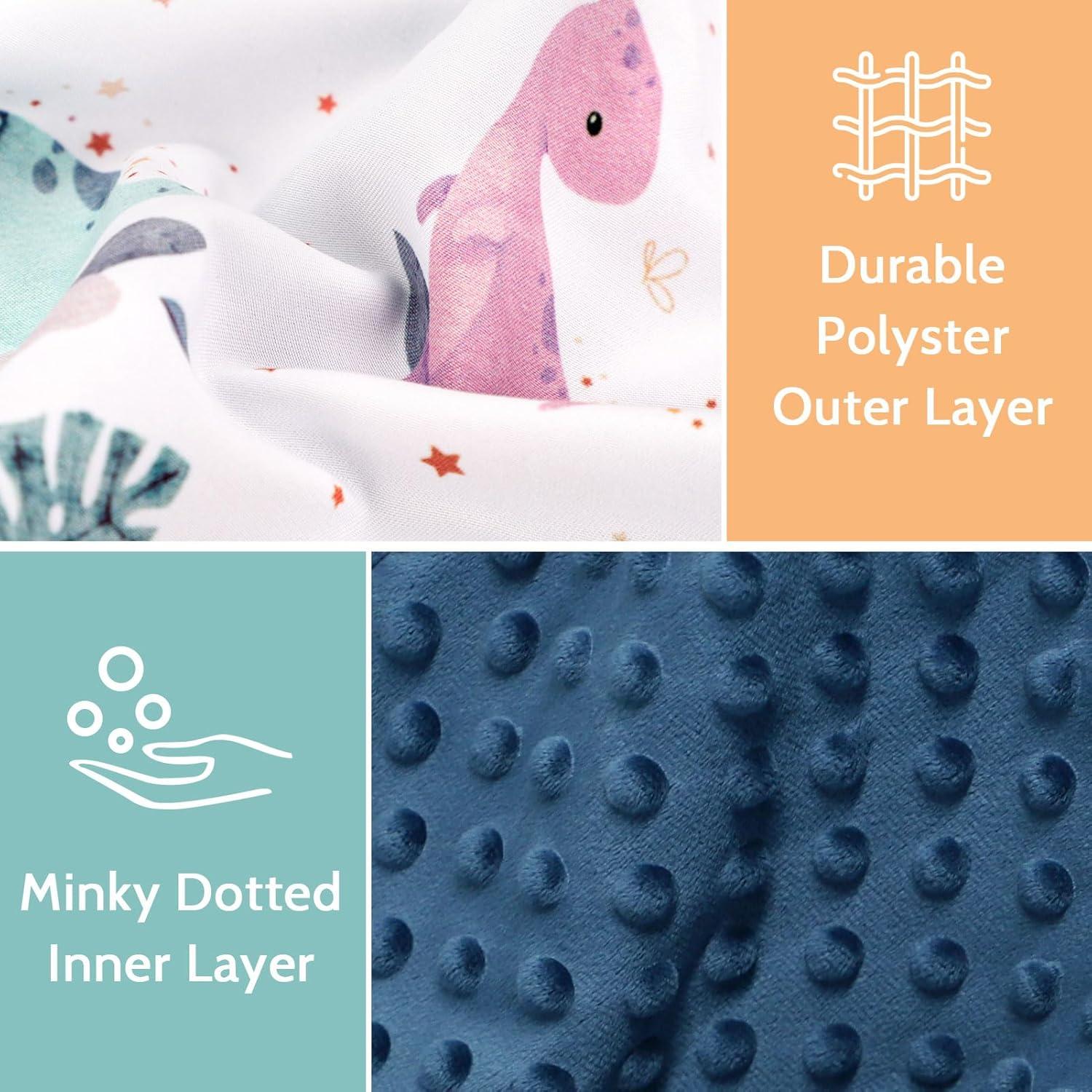 Funda de Asiento de Coche DILIMI para Bebé Dinosaurio Acuarela