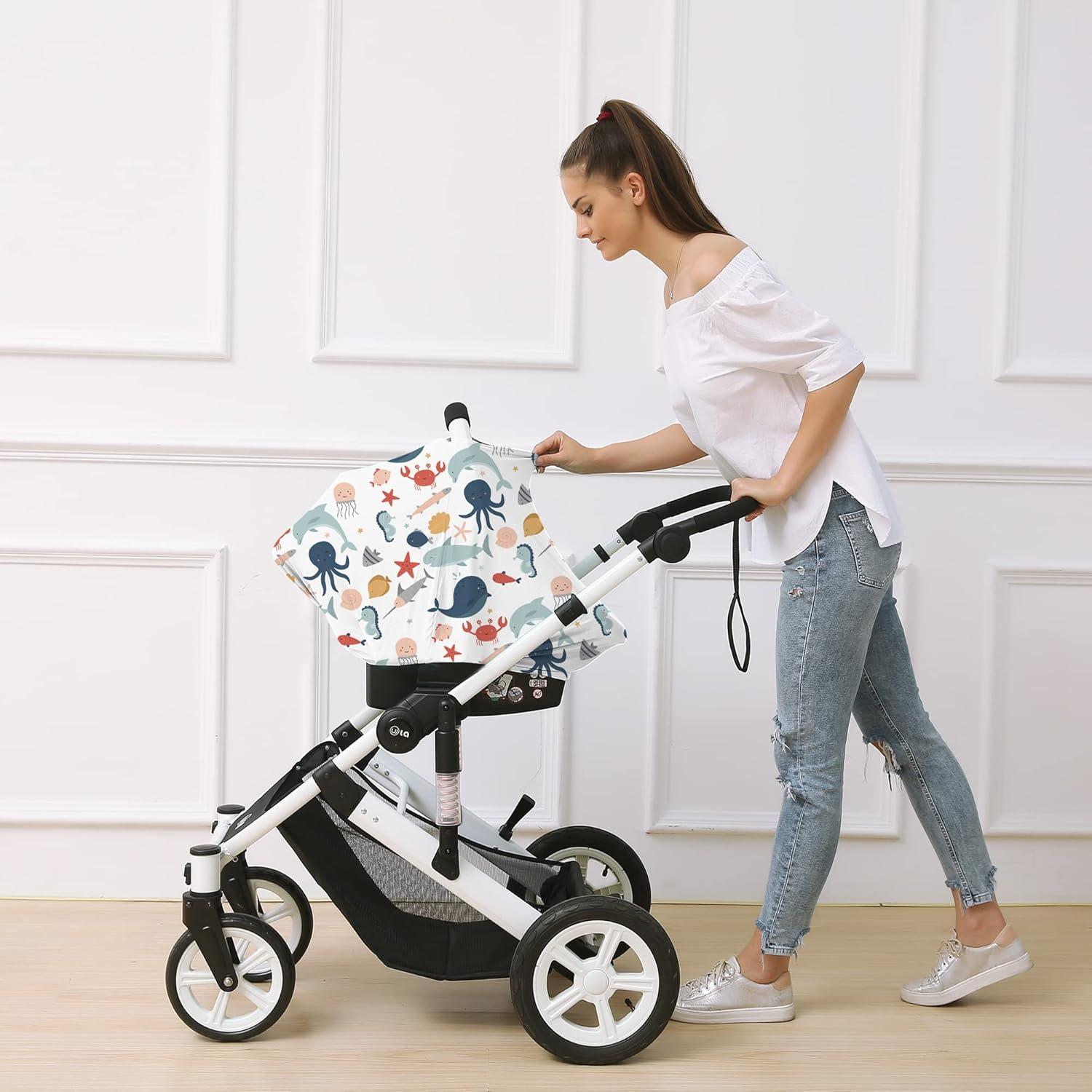 Cubierta de Asiento de Coche Hicoco para Bebés - Pez Lindo