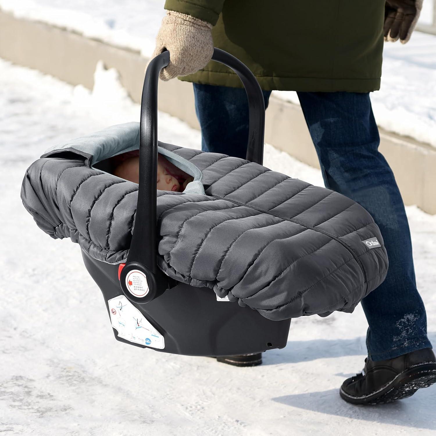 Funda de Asiento de Auto para Bebés Orzbow Gris Oscuro Universal