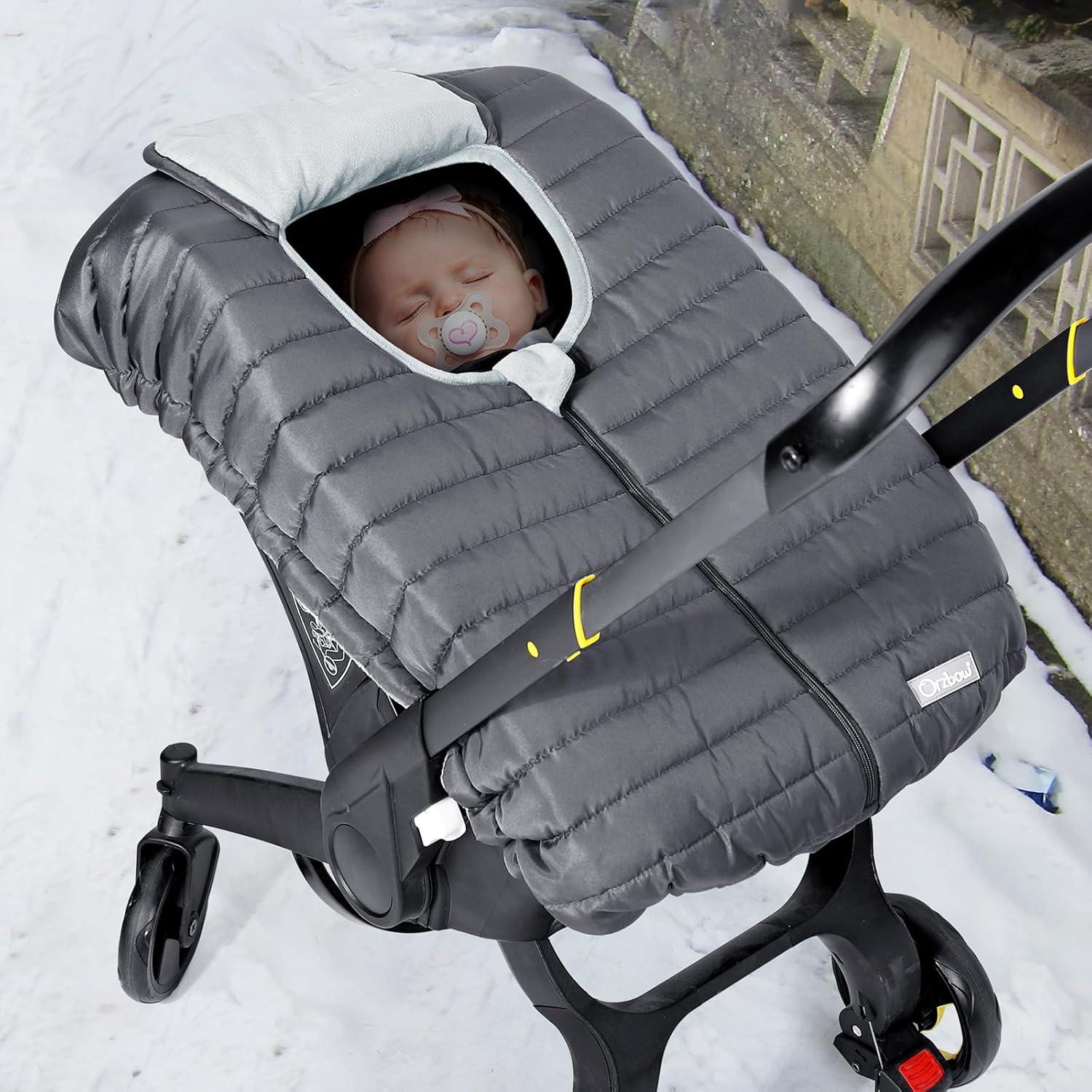 Funda de Asiento de Auto para Bebés Orzbow Gris Oscuro Universal