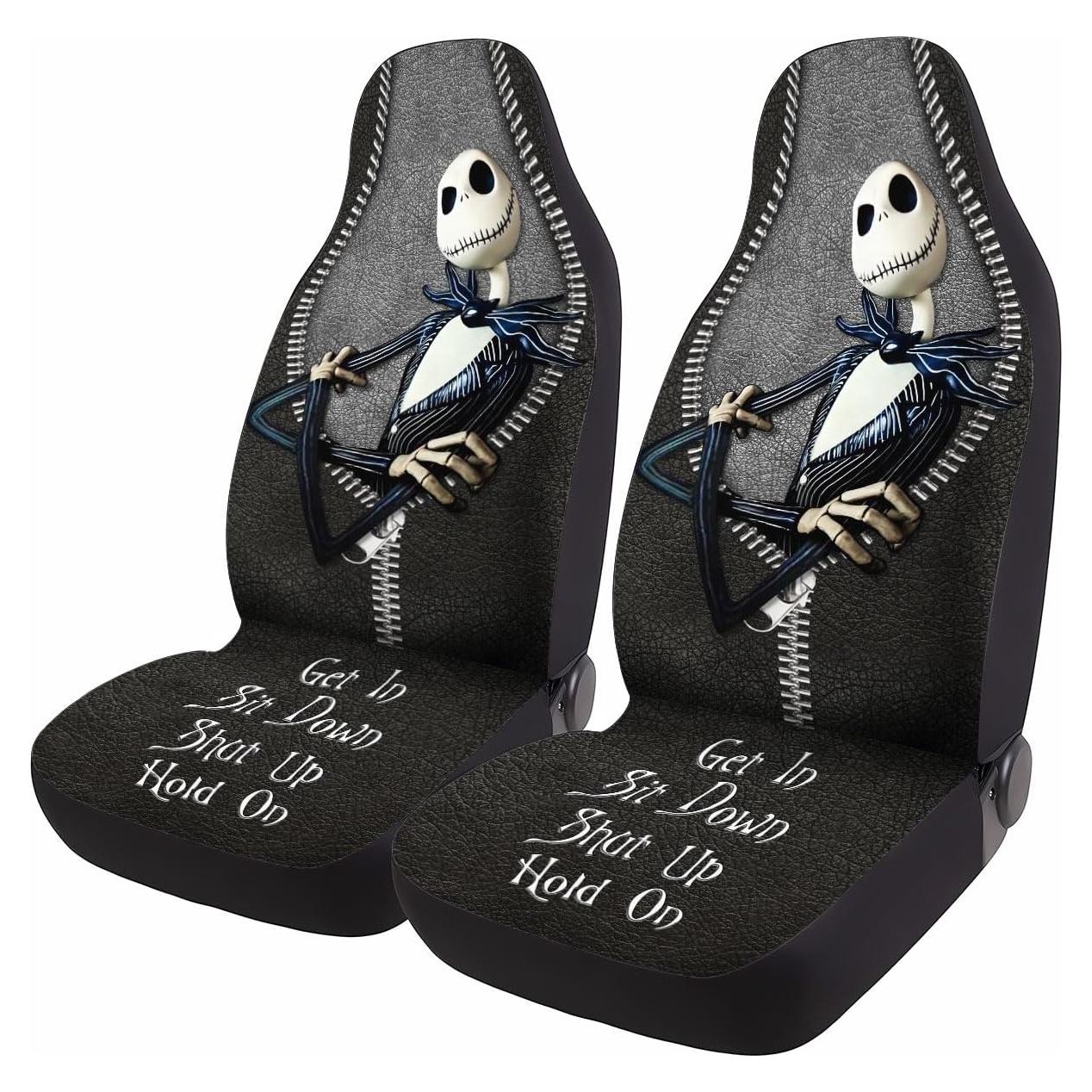 Cubierta de Asiento Automotriz GENANY Nightmare Skellington