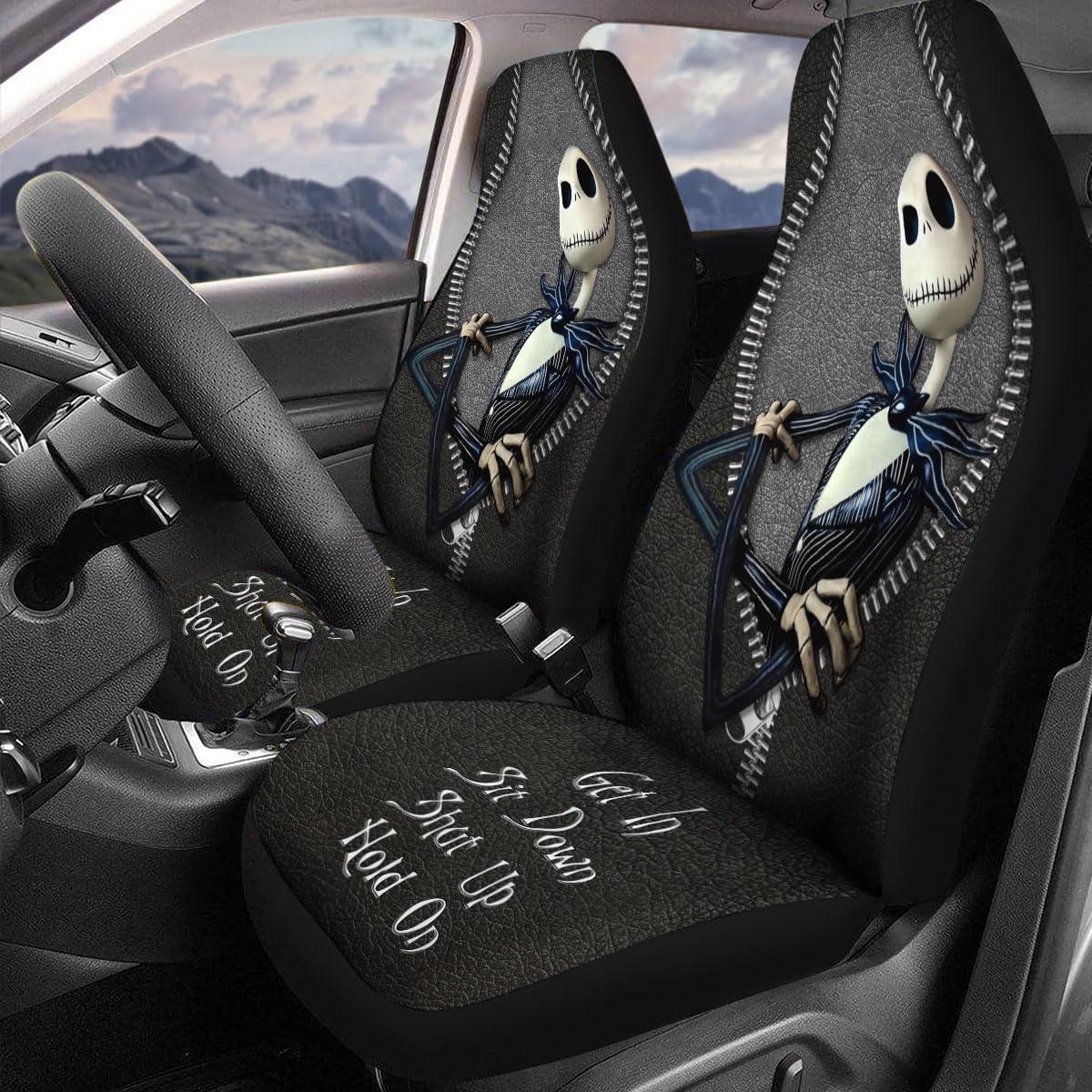 Cubierta de Asiento Automotriz GENANY Nightmare Skellington