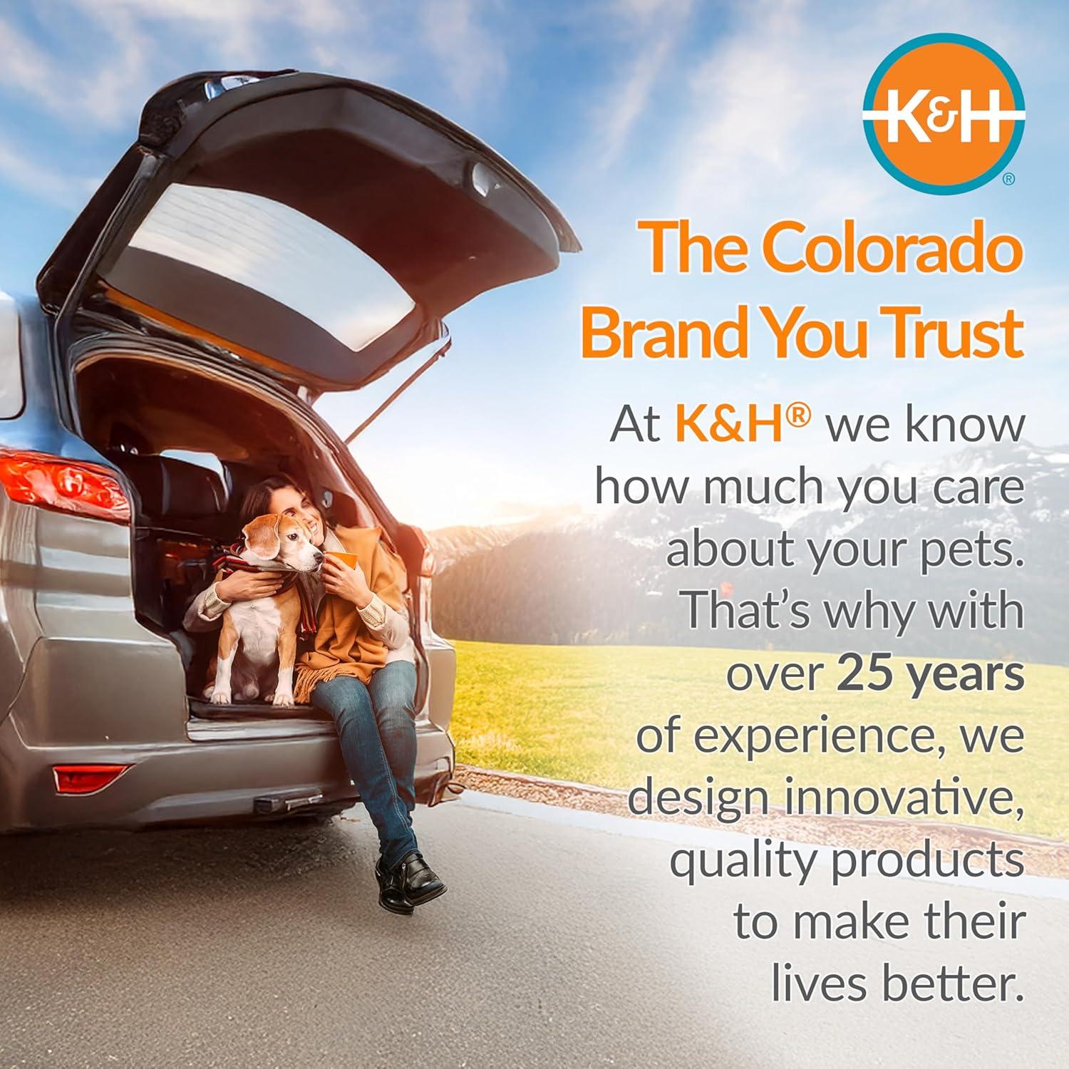 Asiento de Coche para Perros K&H Pequeño 53.34x33.02x48.26cm