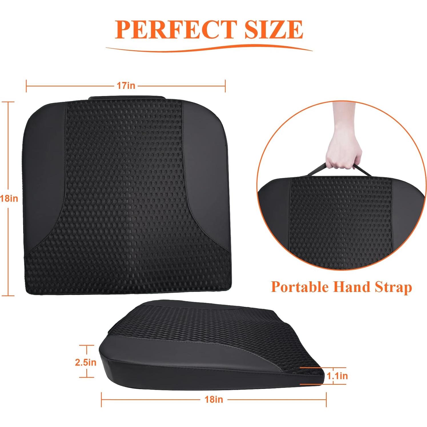 Cojín de Asiento de Coche Kingphenix de Espuma Viscoelástica