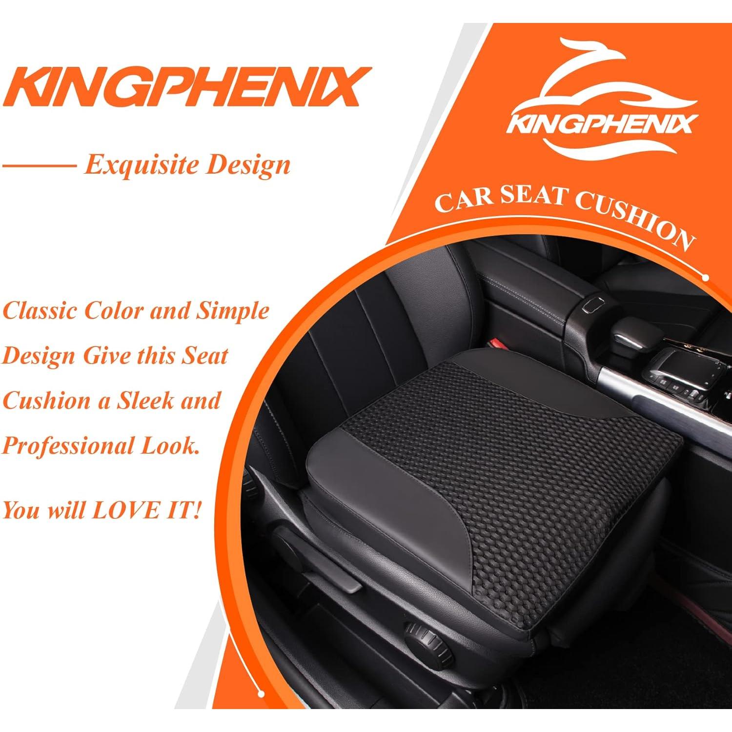 Cojín de Asiento de Coche Kingphenix de Espuma Viscoelástica