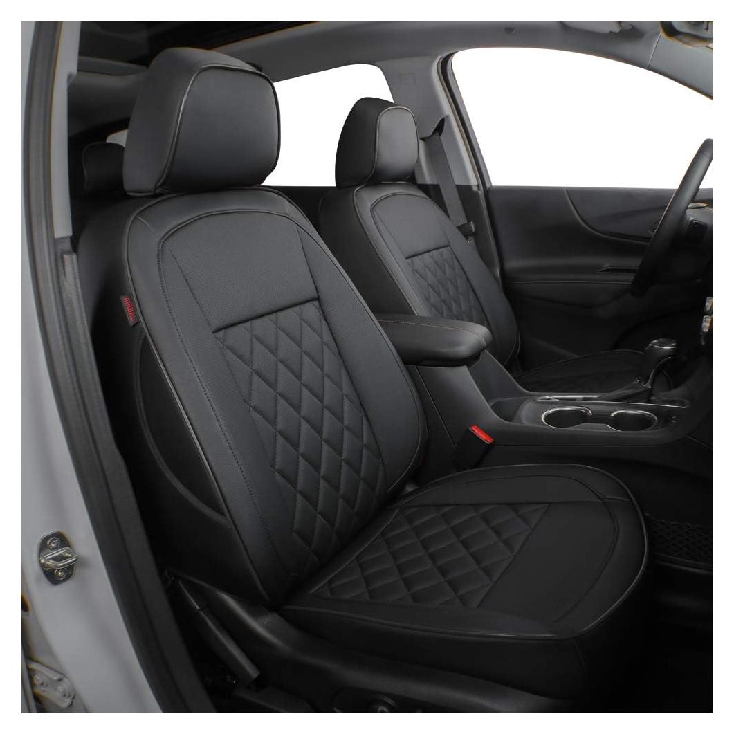 Cubiertas de Asiento EKR para Chevy Equinox 2025 - Cuero Negro