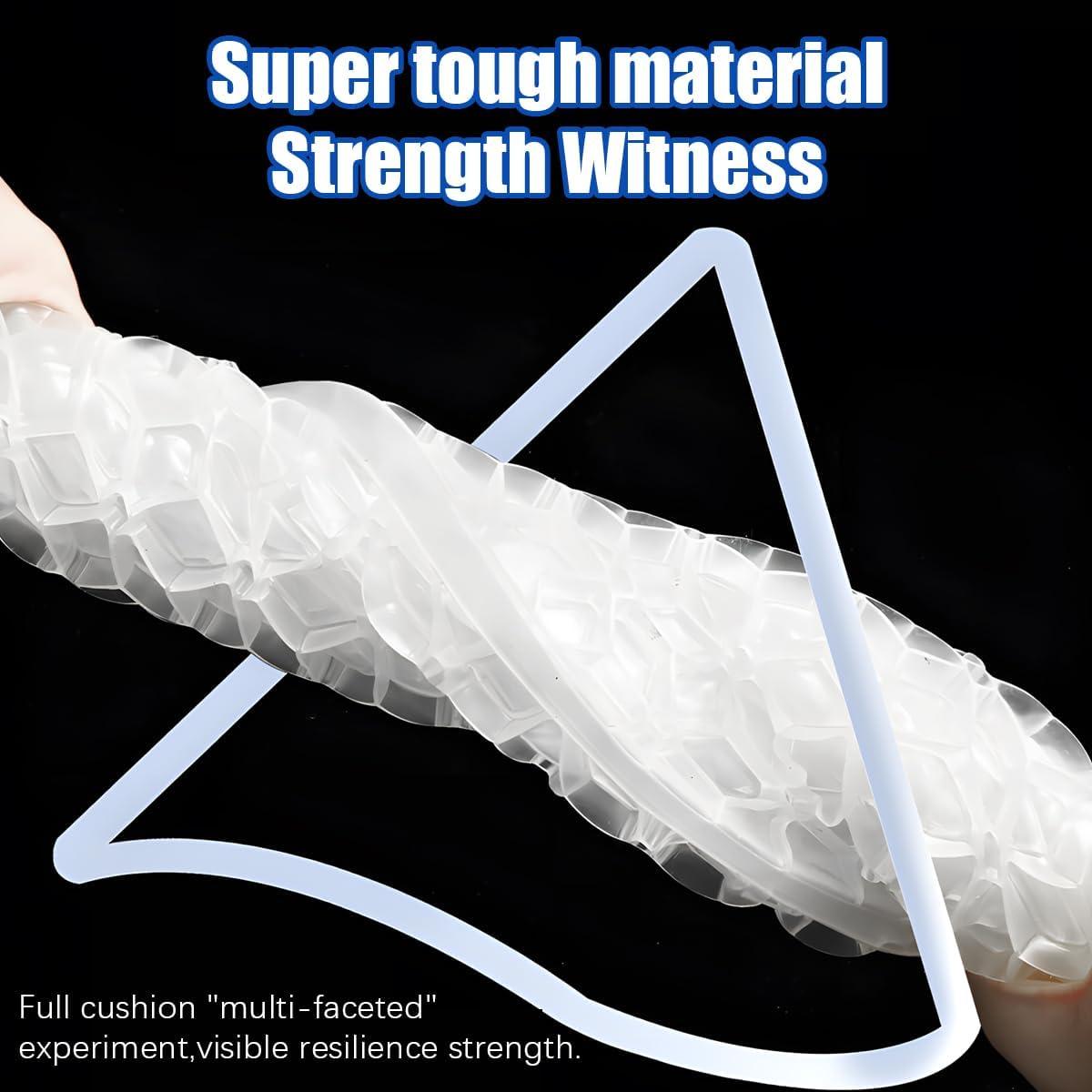 Cojín de Asiento de Gel Zpana para Automóvil Negro 48x46cm