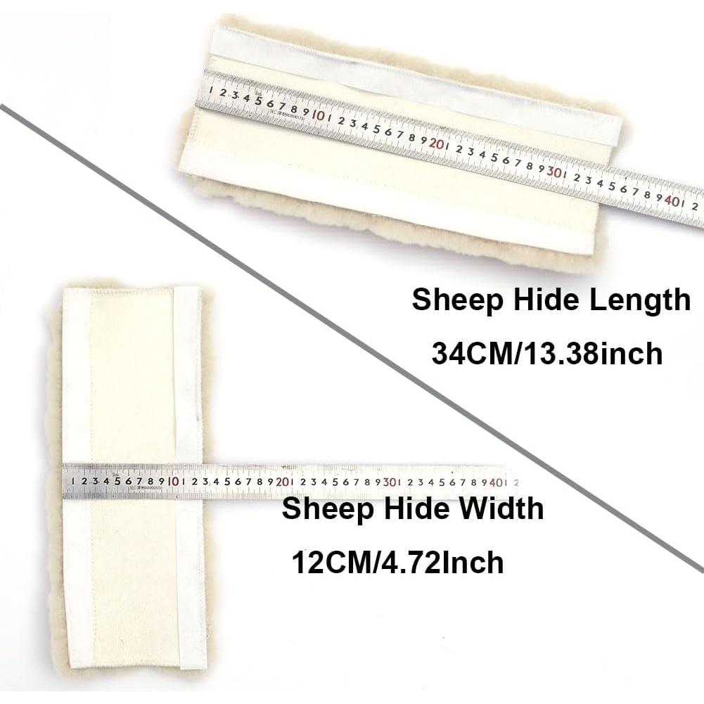 Funda de Cinturón de Seguridad OGLAND Piel de Oveja Grande