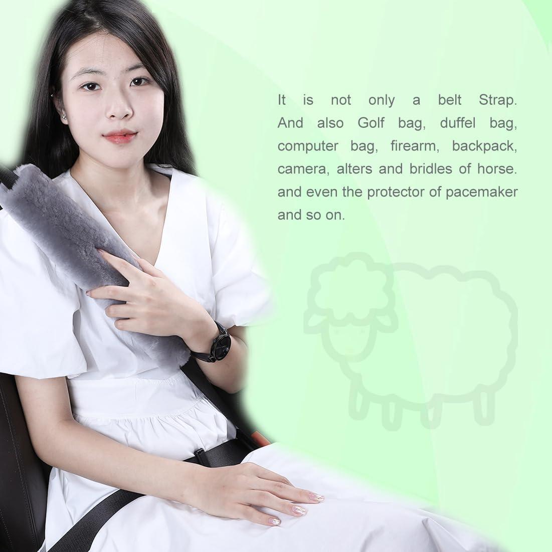 Funda de Cinturón de Seguridad OGLAND Piel de Oveja Grande