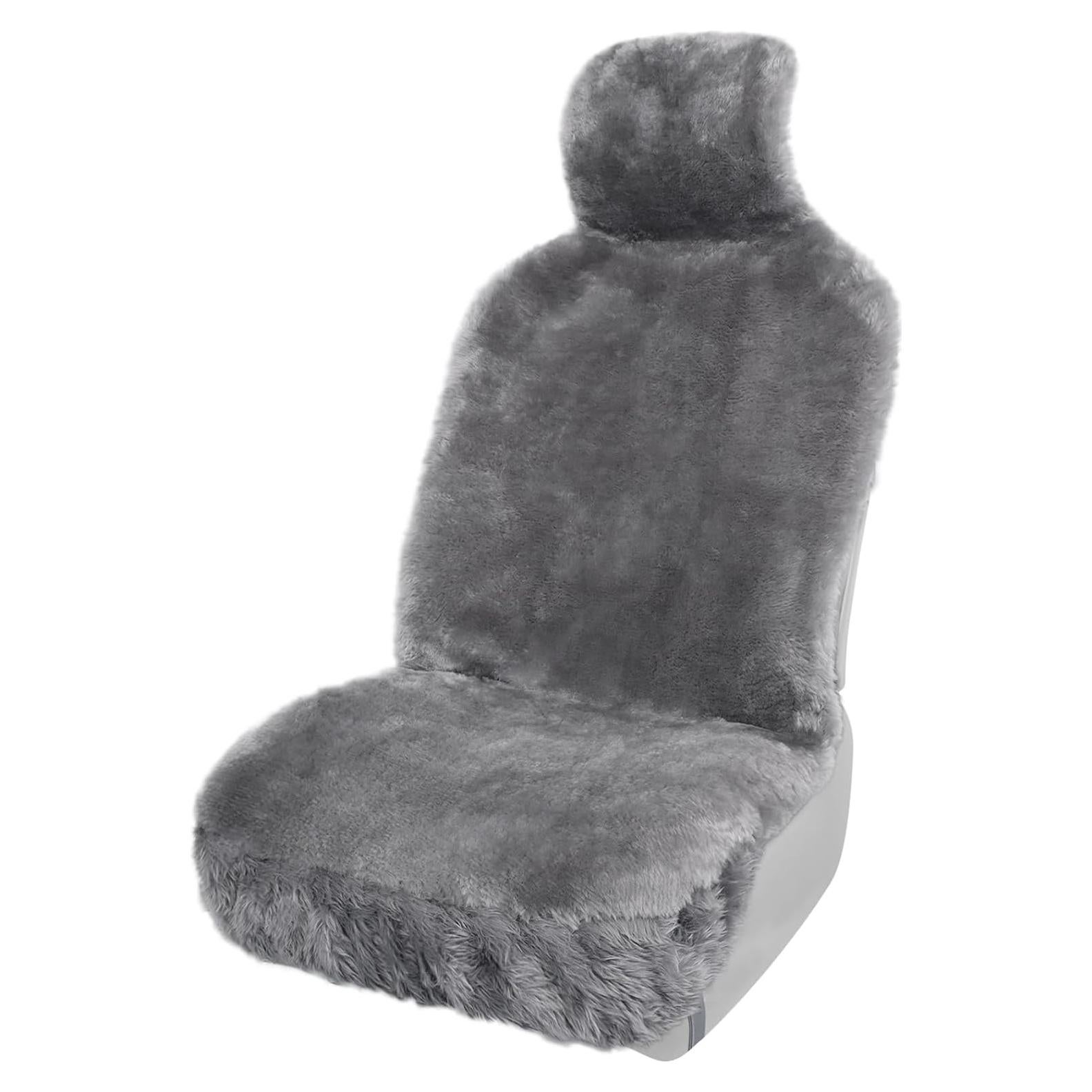 Cubierta de Asiento de Piel de Oveja Aegis Universal Acero