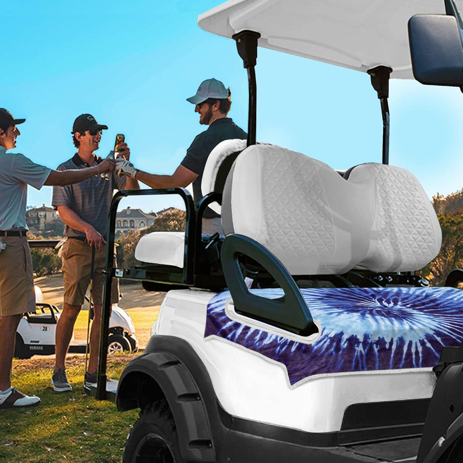 Fundas para Asientos de Carro de Golf YOKYHOM Tie-dye 130x79cm