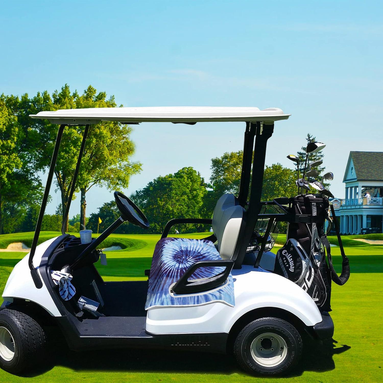 Fundas para Asientos de Carro de Golf YOKYHOM Tie-dye 130x79cm