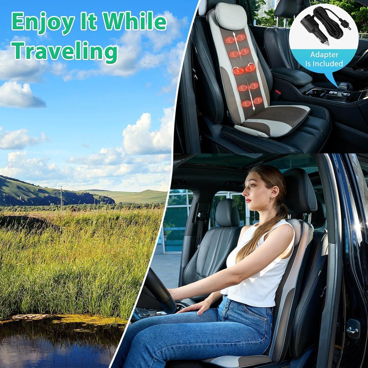 Masajeador de Espalda Shiatsu Comrelax HY-8832 con Calor