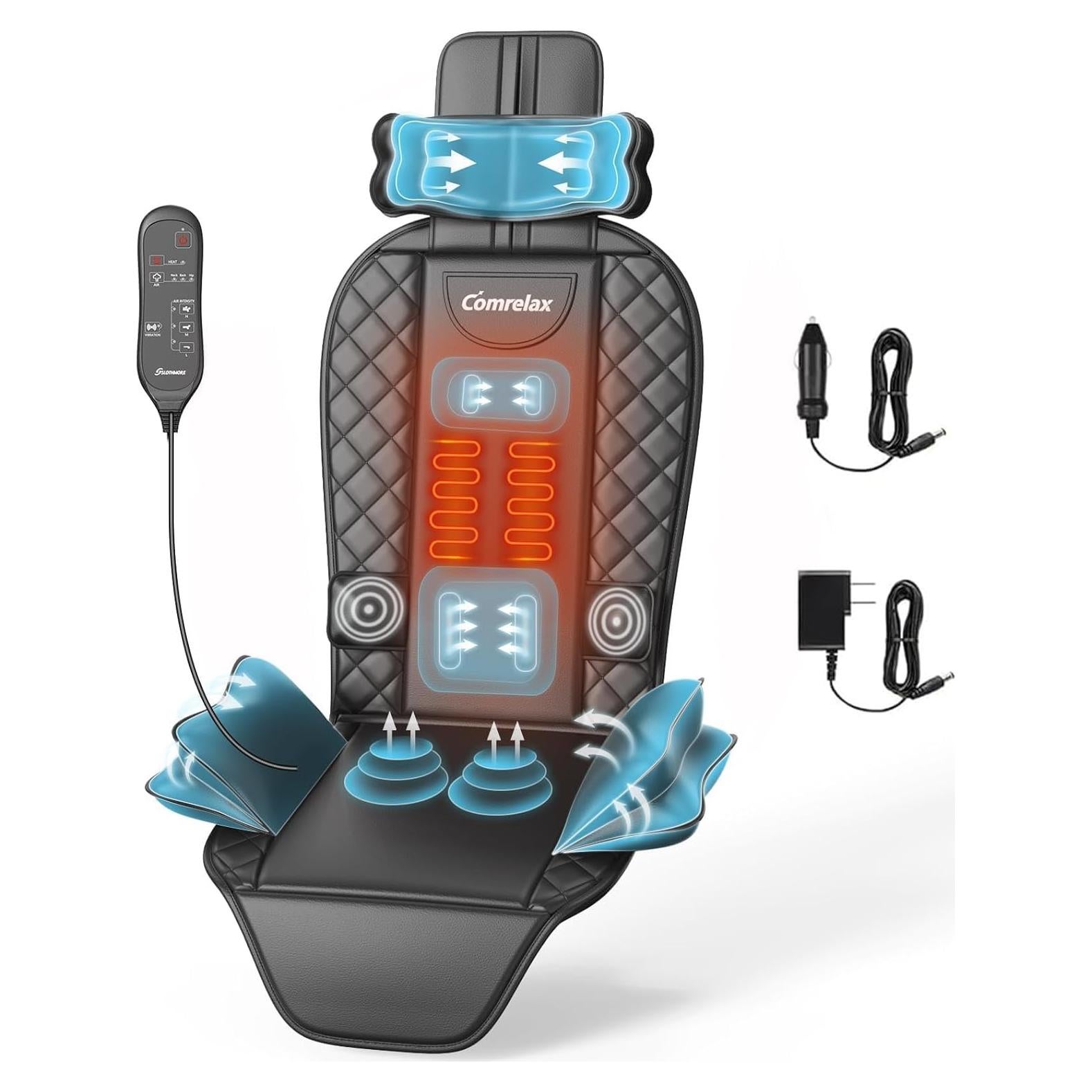 Masajeador de Espalda Comrelax HY-6849 con Calor y Vibración