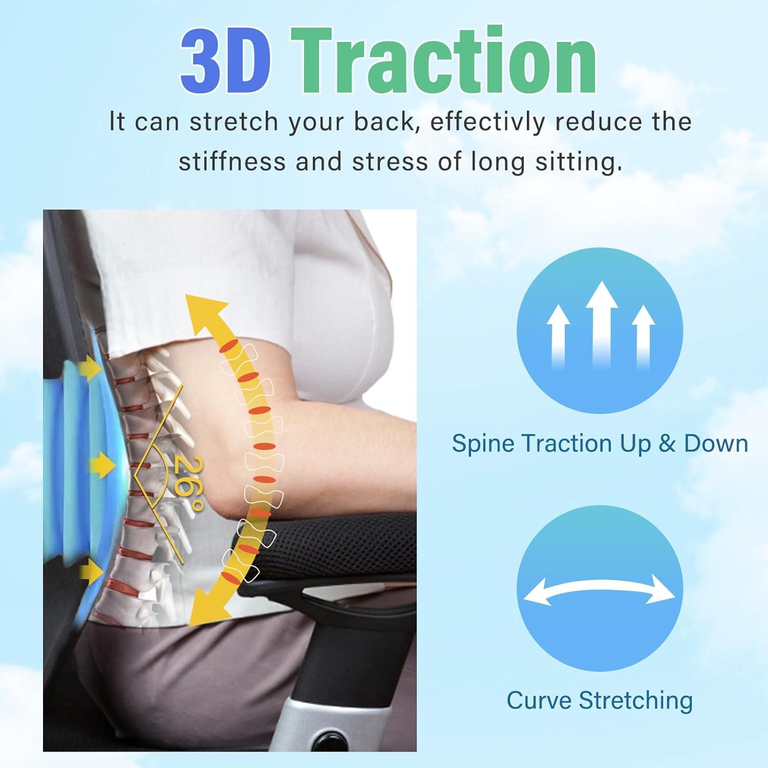 Masajeador de Espalda Comrelax HY-6849 con Calor y Vibración