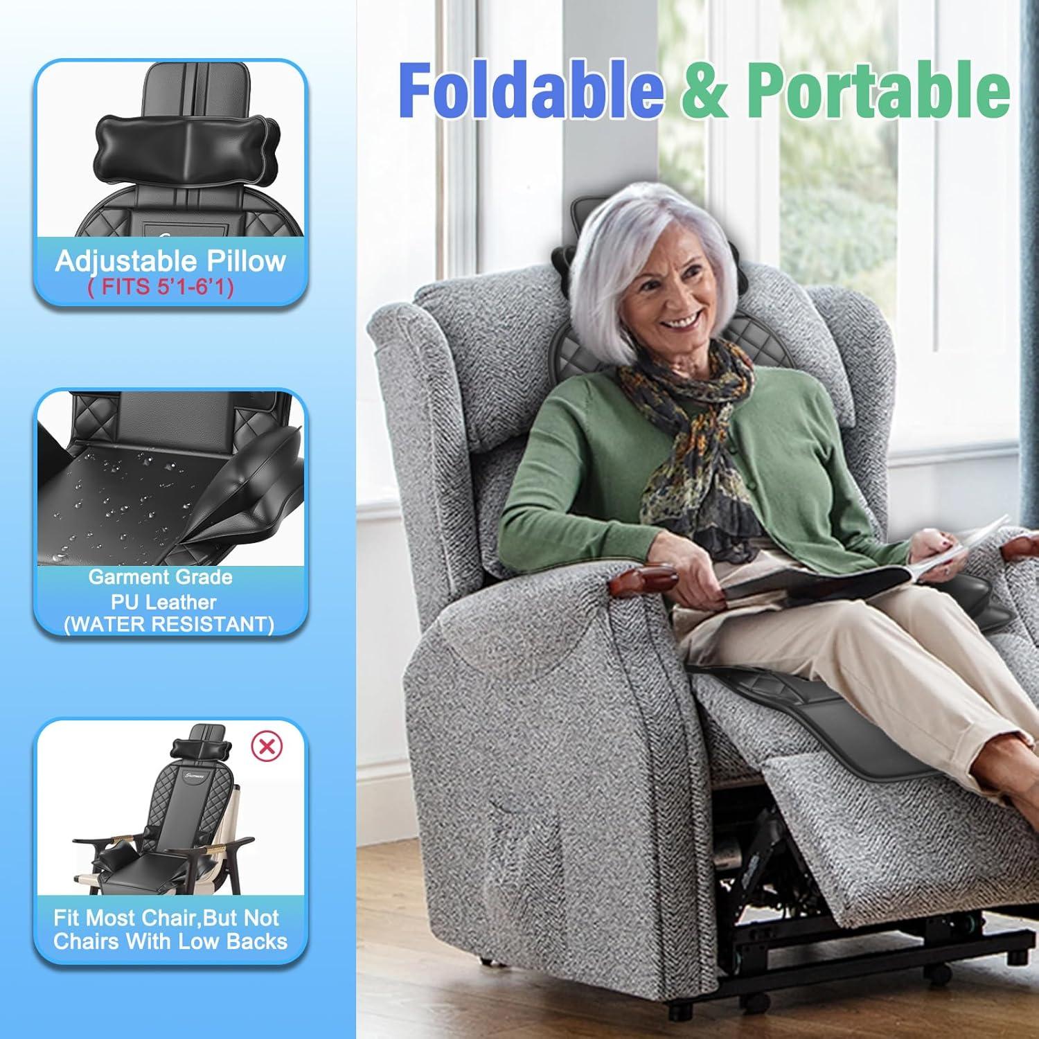 Masajeador de Espalda Comrelax HY-6849 con Calor y Vibración