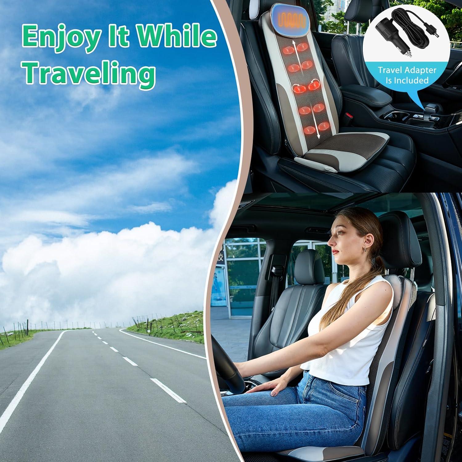 Masajeador de Espalda Shiatsu Comrelax con Calor 25x15cm