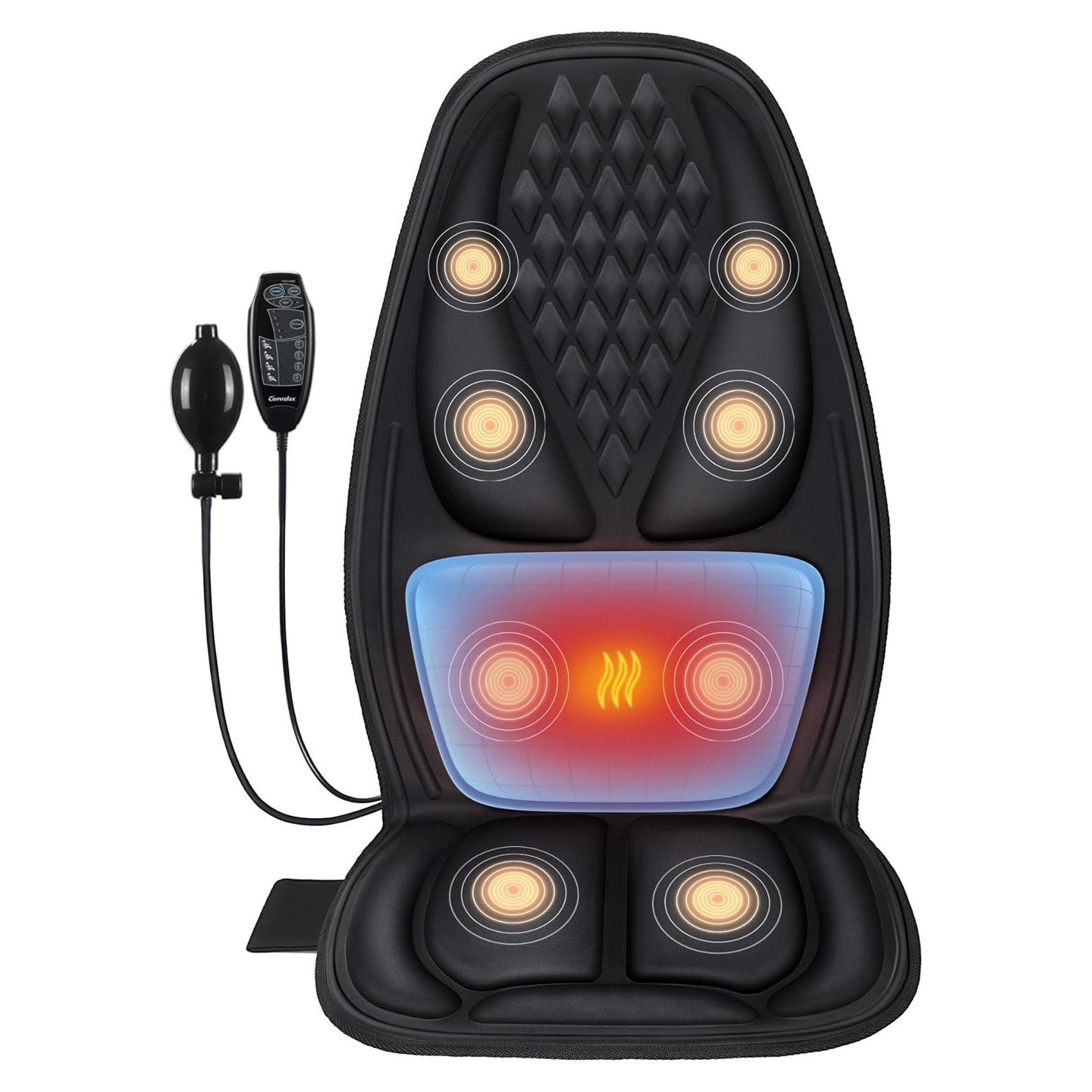 Masajeador de Espalda Comrelax CO-6008 con Calor y Vibración